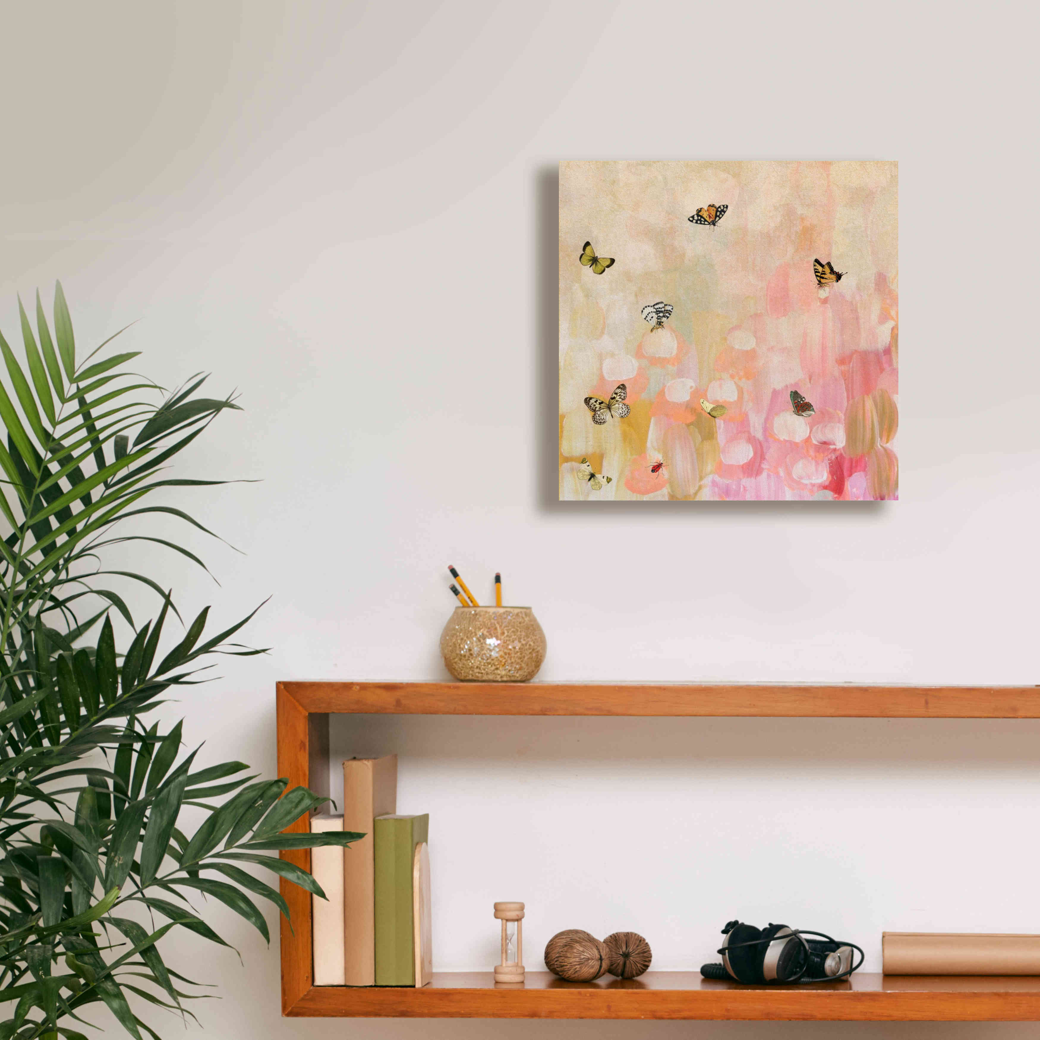 'Butterfly by 7' by Karen Smith Giclee Canvas Wall Art,12x12