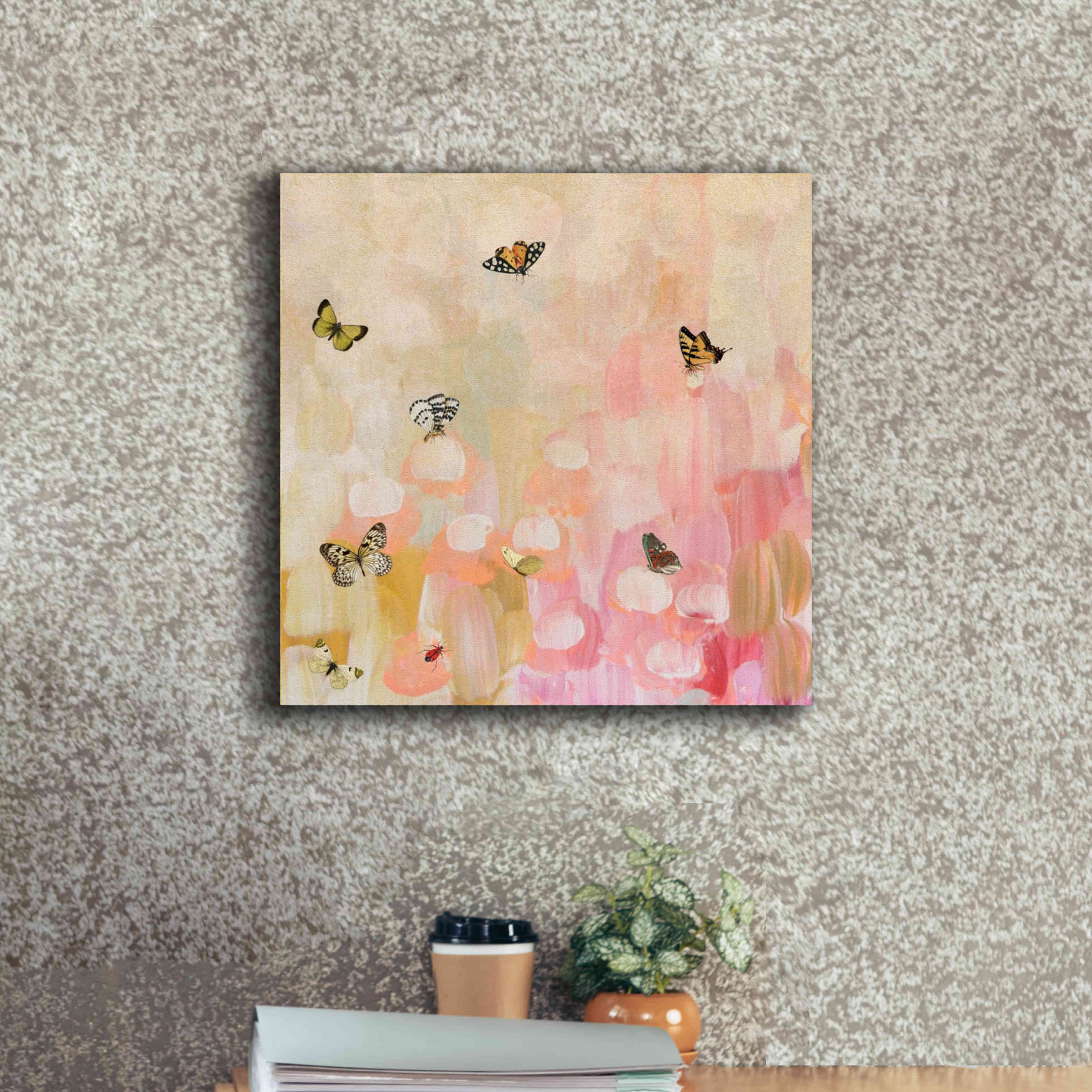 'Butterfly by 7' by Karen Smith Giclee Canvas Wall Art,18x18