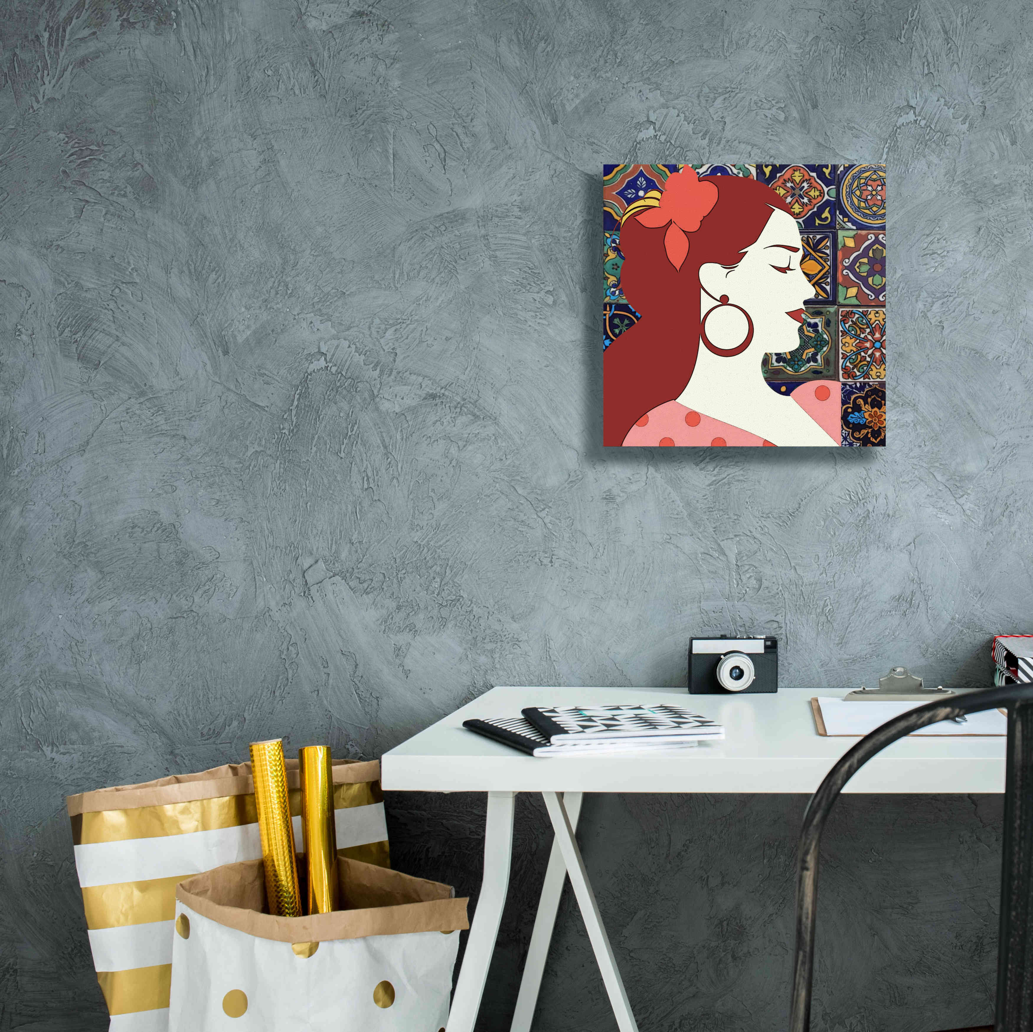 'Senorita 2' by Karen Smith Giclee Canvas Wall Art,12x12