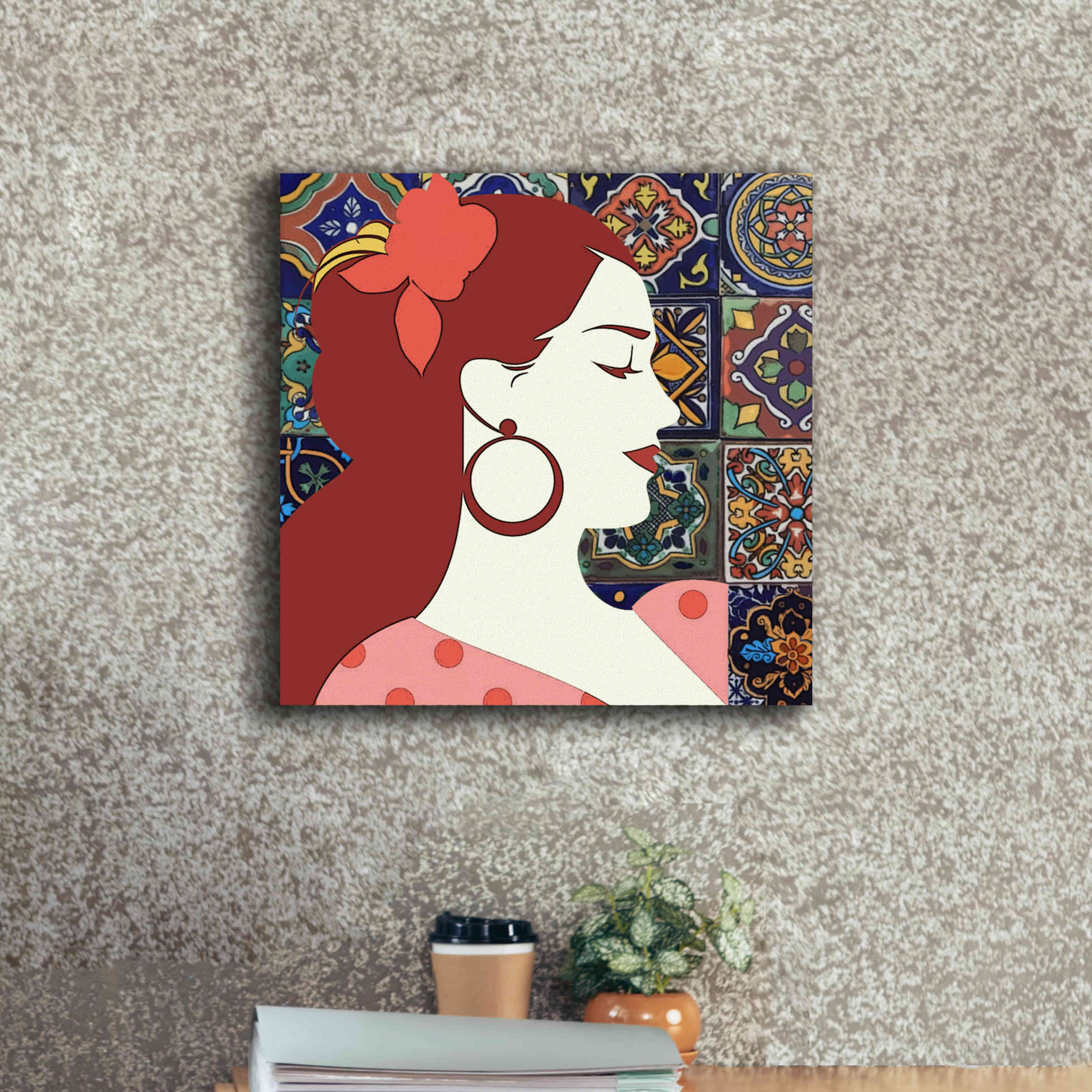 'Senorita 2' by Karen Smith Giclee Canvas Wall Art,18x18