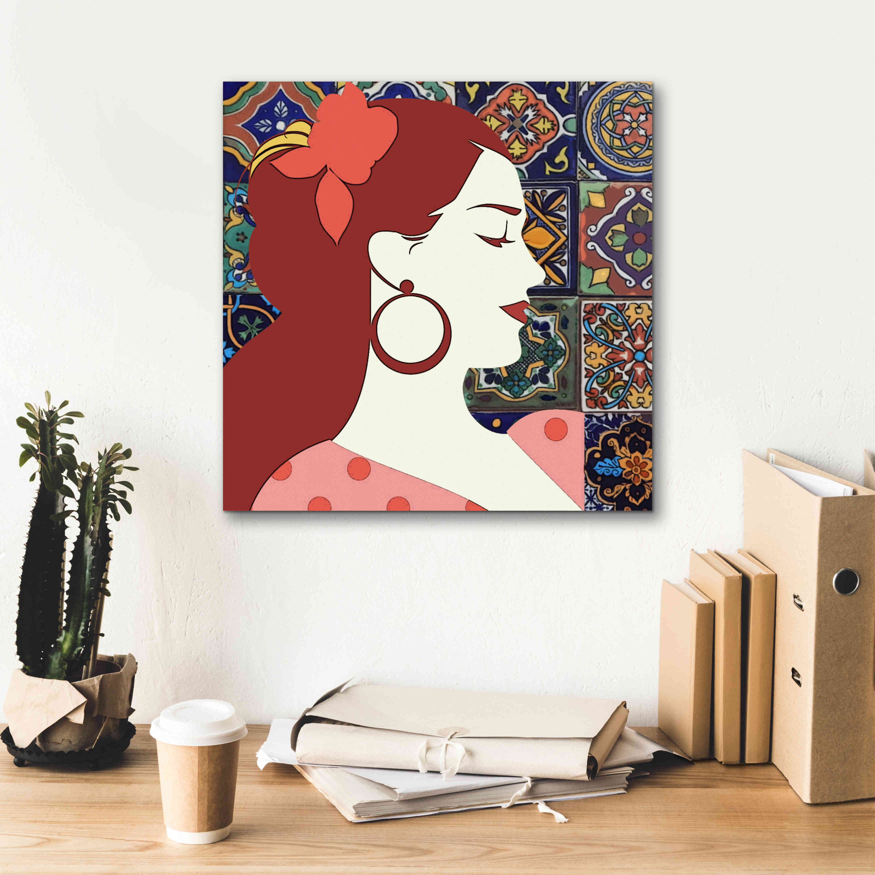 'Senorita 2' by Karen Smith Giclee Canvas Wall Art,18x18