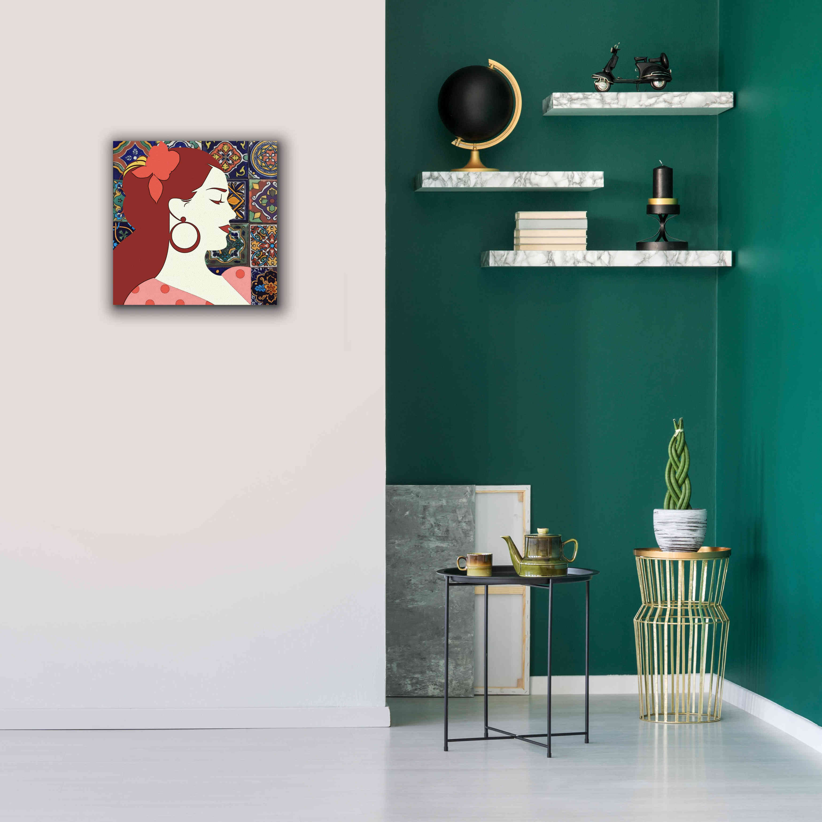 'Senorita 2' by Karen Smith Giclee Canvas Wall Art,18x18