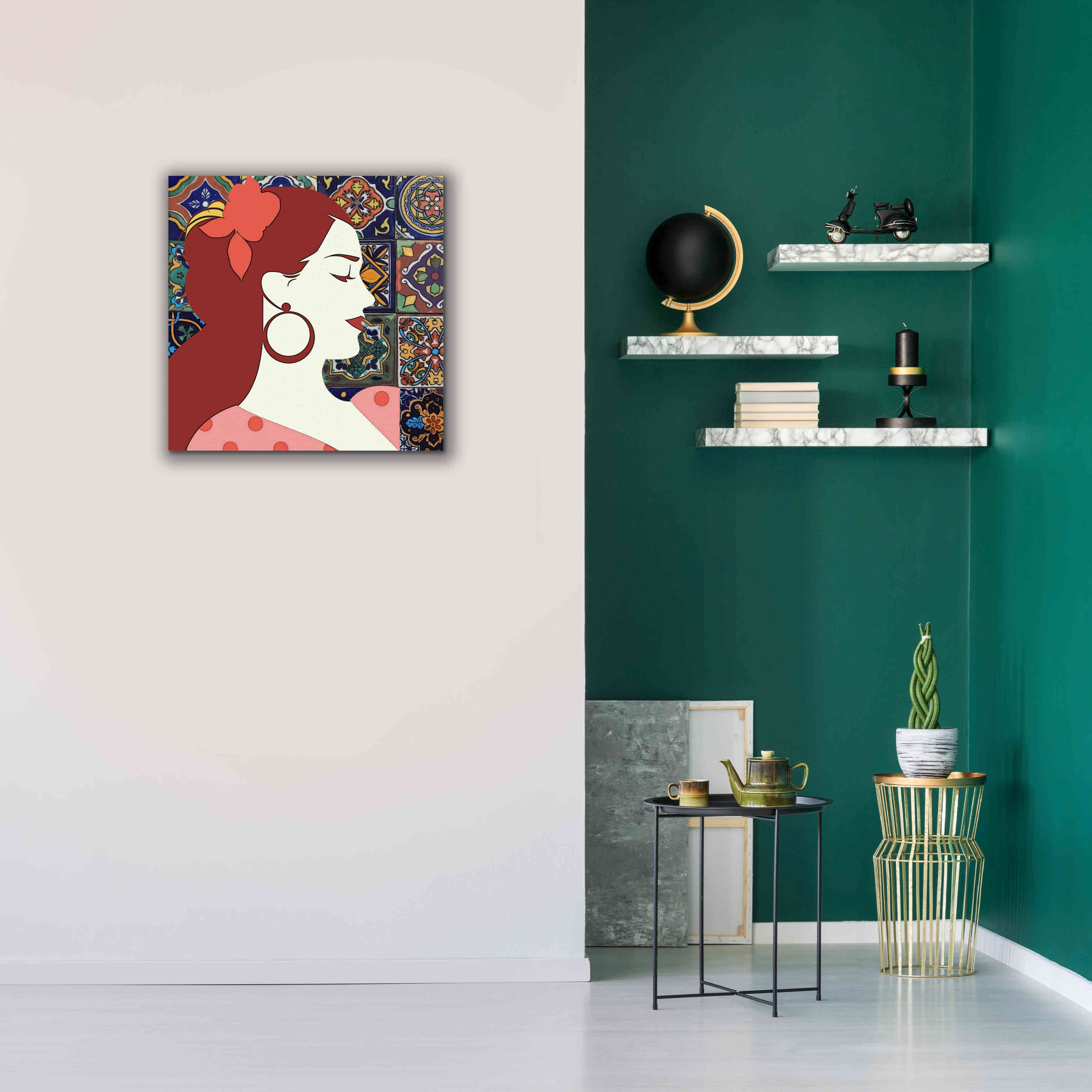 'Senorita 2' by Karen Smith Giclee Canvas Wall Art,26x26