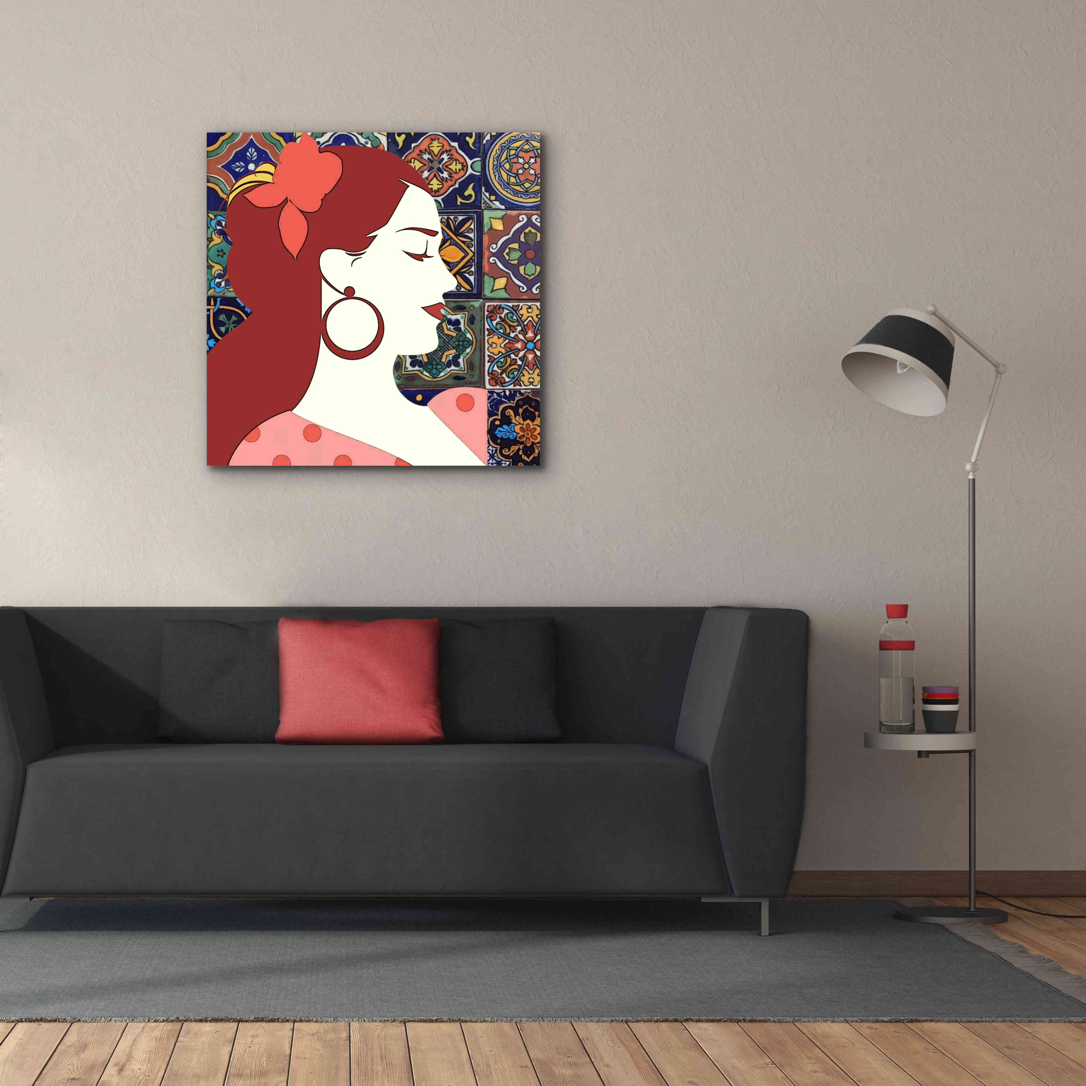 'Senorita 2' by Karen Smith Giclee Canvas Wall Art,37x37