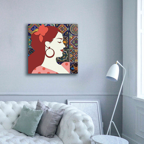 Image of 'Senorita 2' by Karen Smith Giclee Canvas Wall Art,37x37