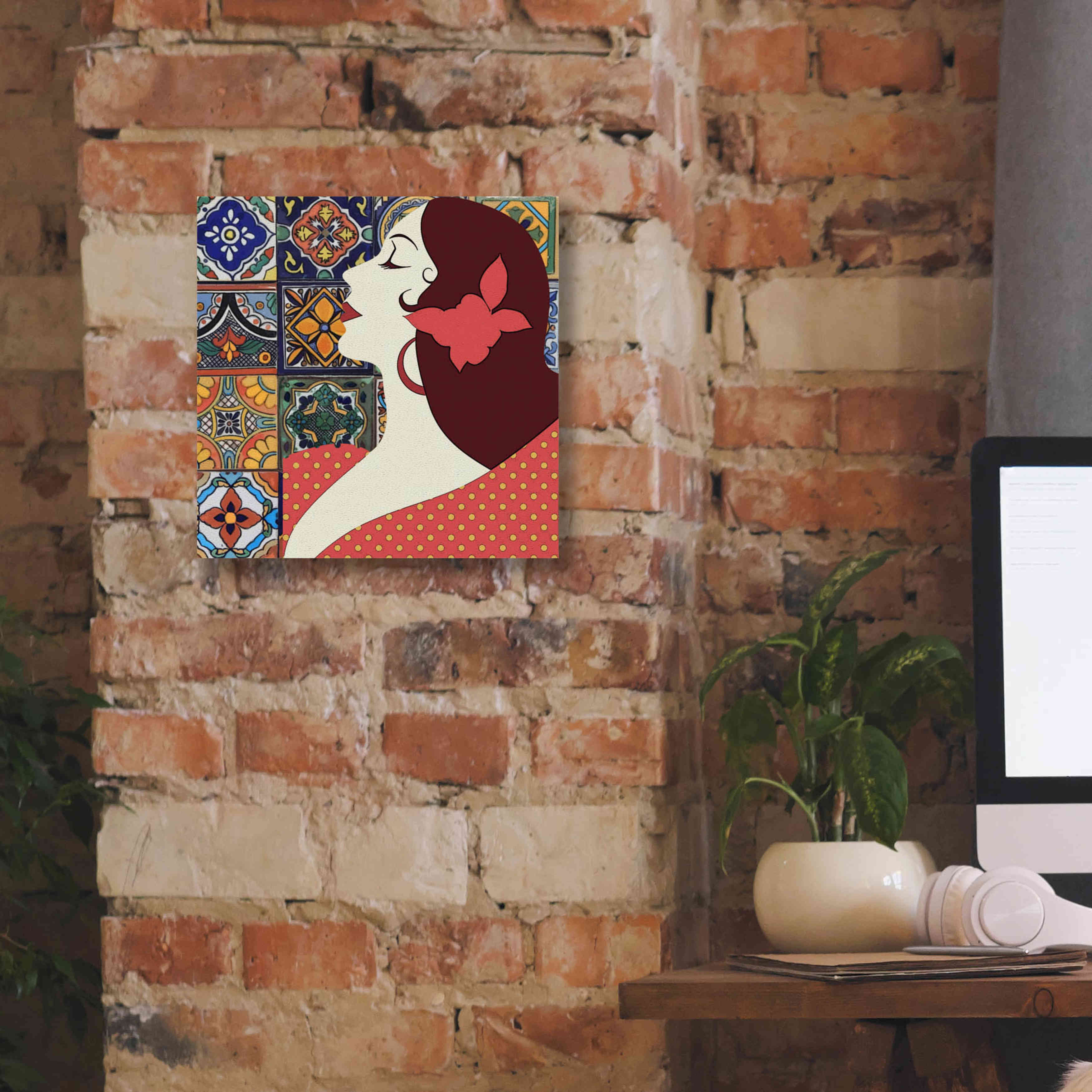 'Senorita 1' by Karen Smith Giclee Canvas Wall Art,12x12