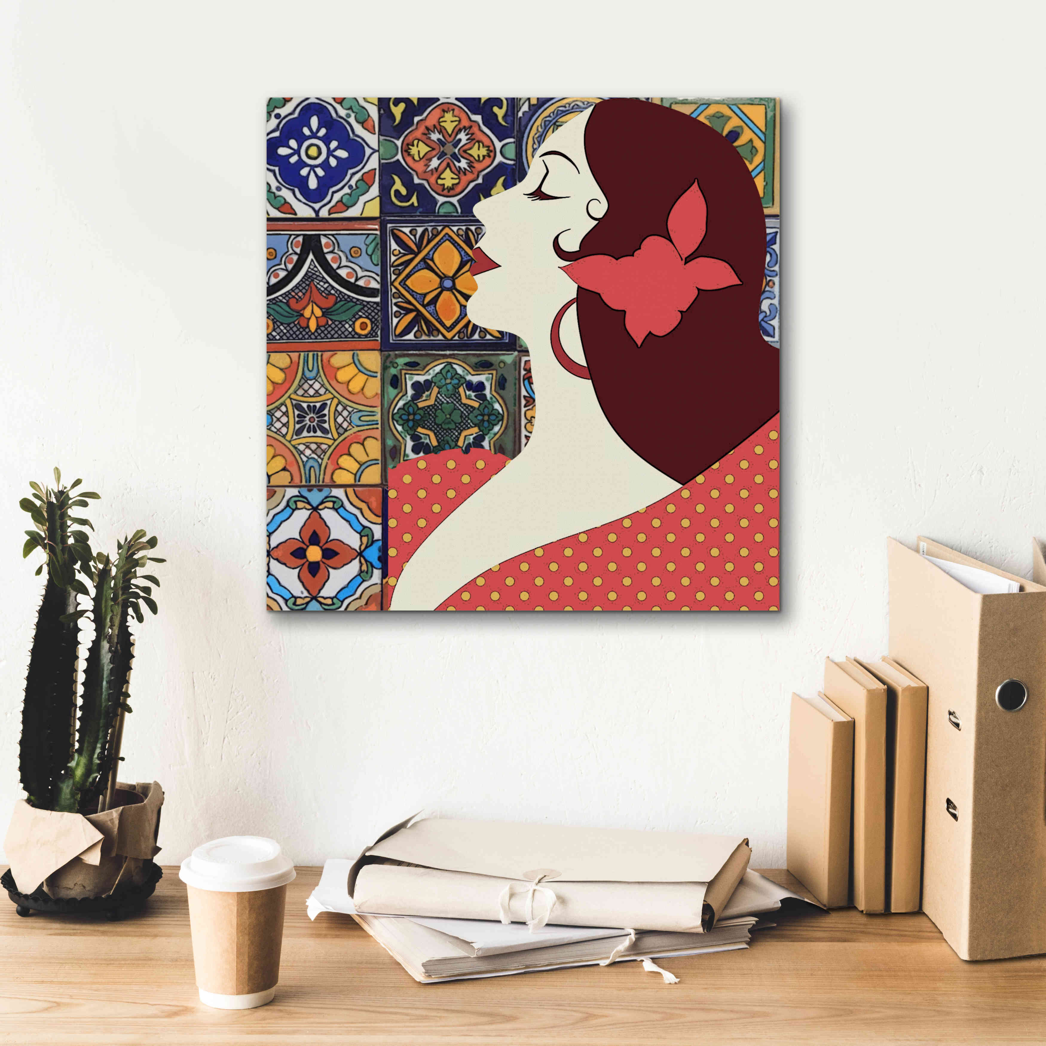 'Senorita 1' by Karen Smith Giclee Canvas Wall Art,18x18