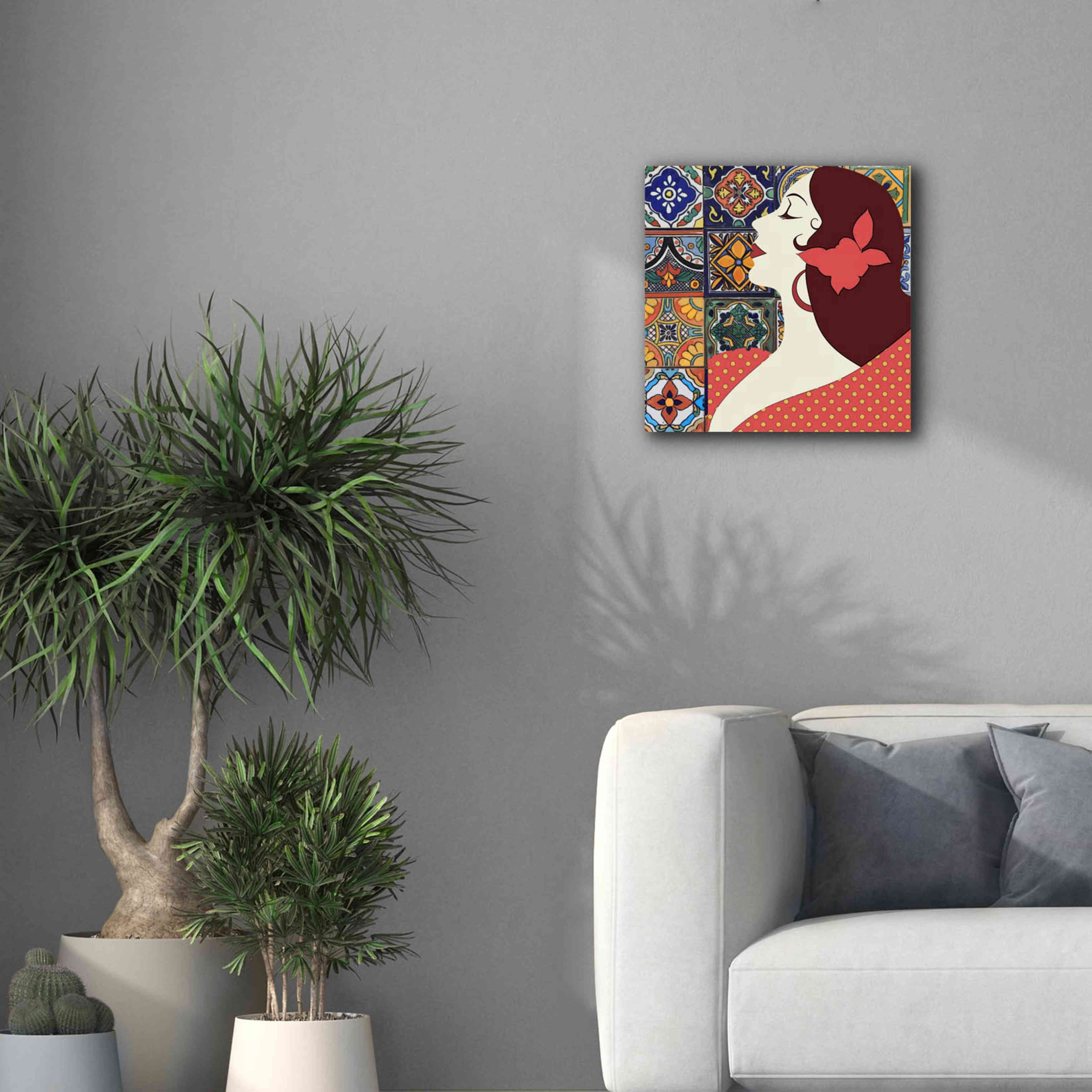 'Senorita 1' by Karen Smith Giclee Canvas Wall Art,18x18