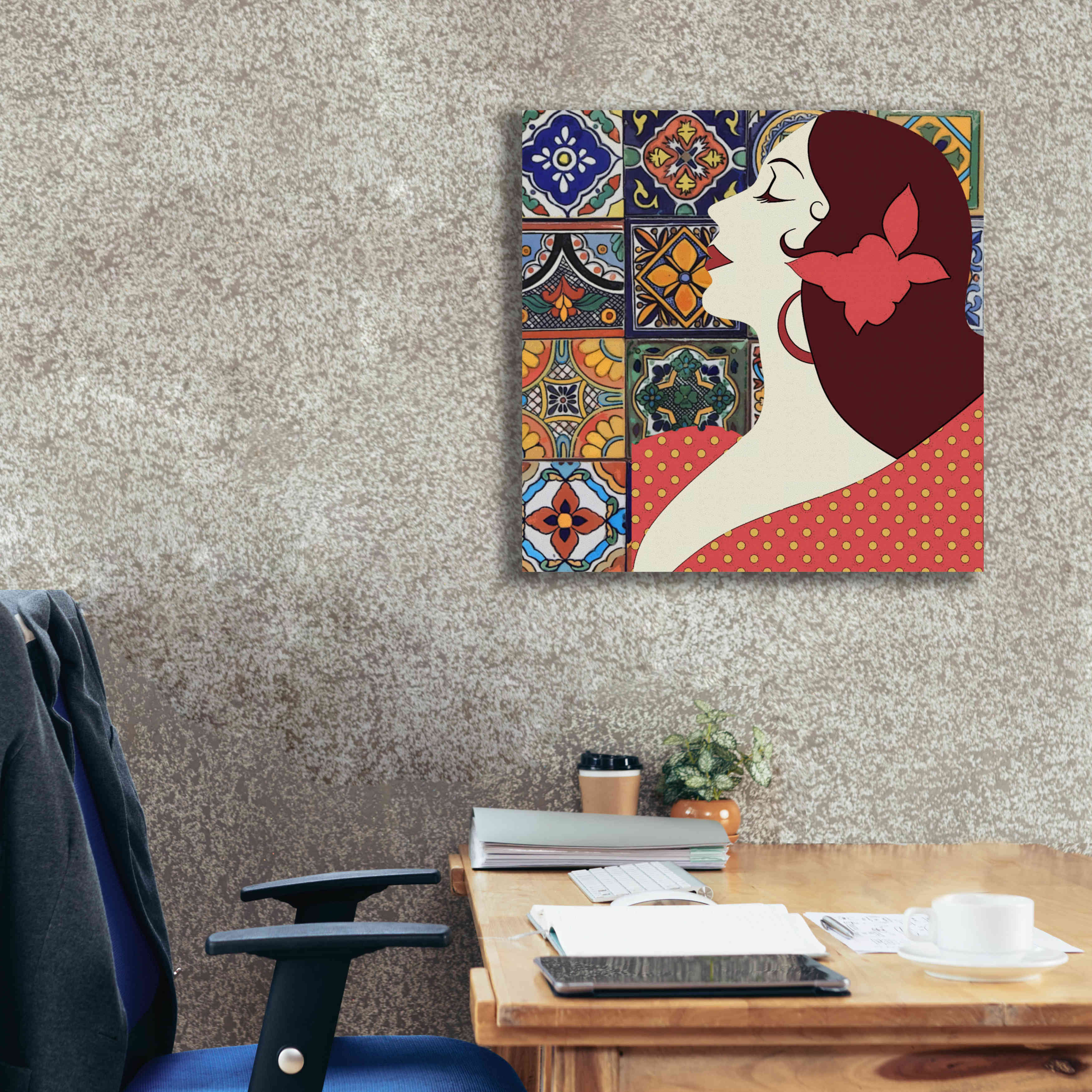 'Senorita 1' by Karen Smith Giclee Canvas Wall Art,26x26