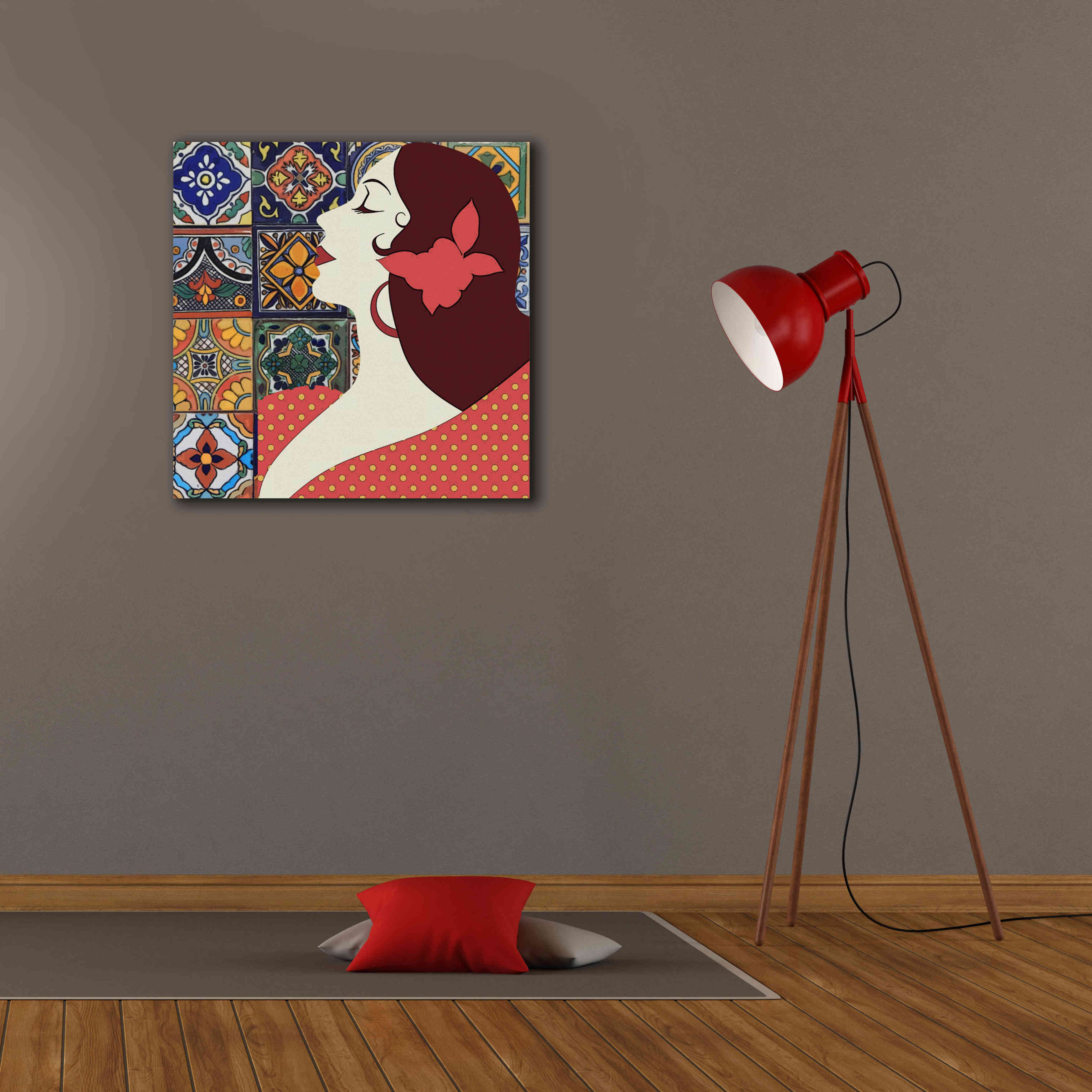 'Senorita 1' by Karen Smith Giclee Canvas Wall Art,26x26