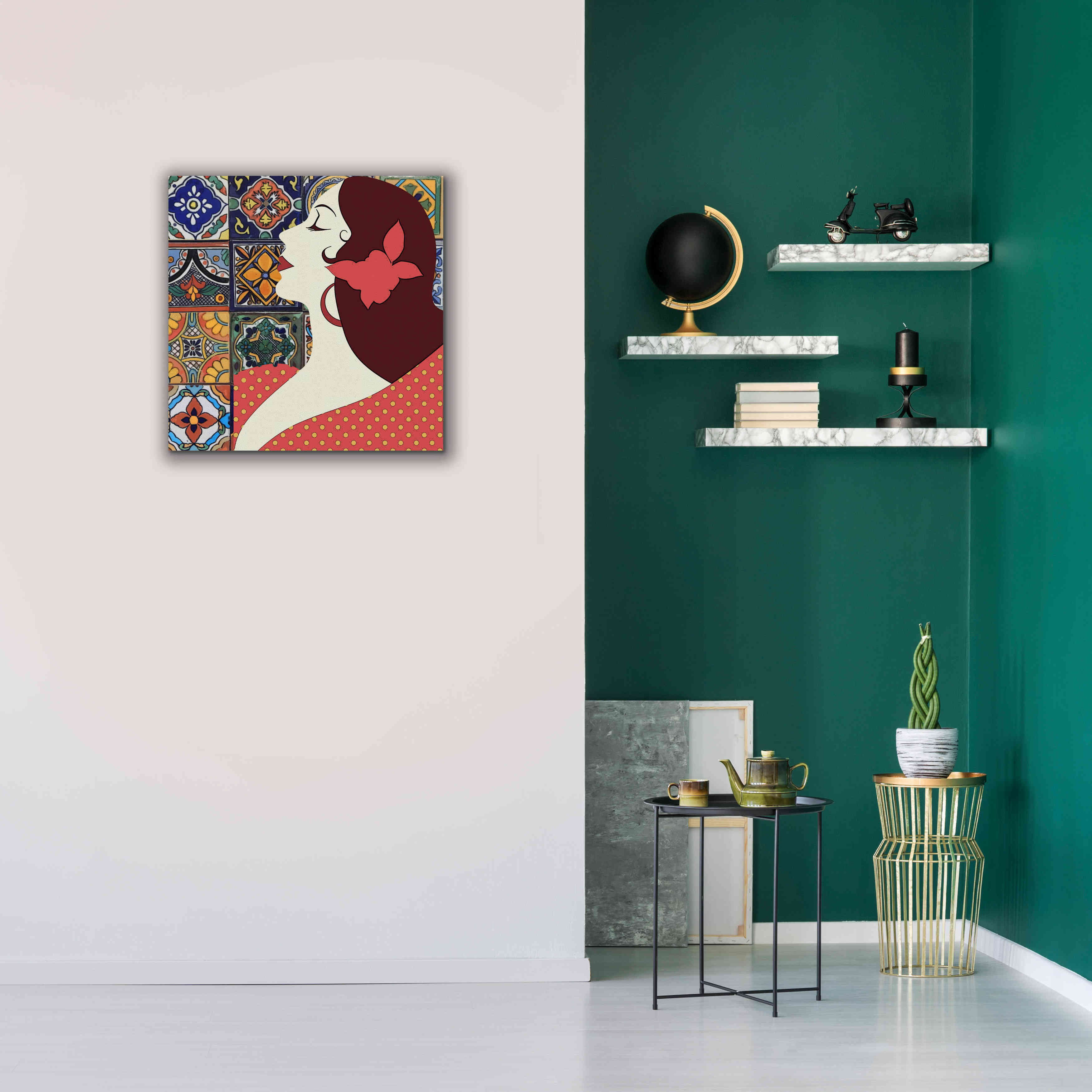 'Senorita 1' by Karen Smith Giclee Canvas Wall Art,26x26