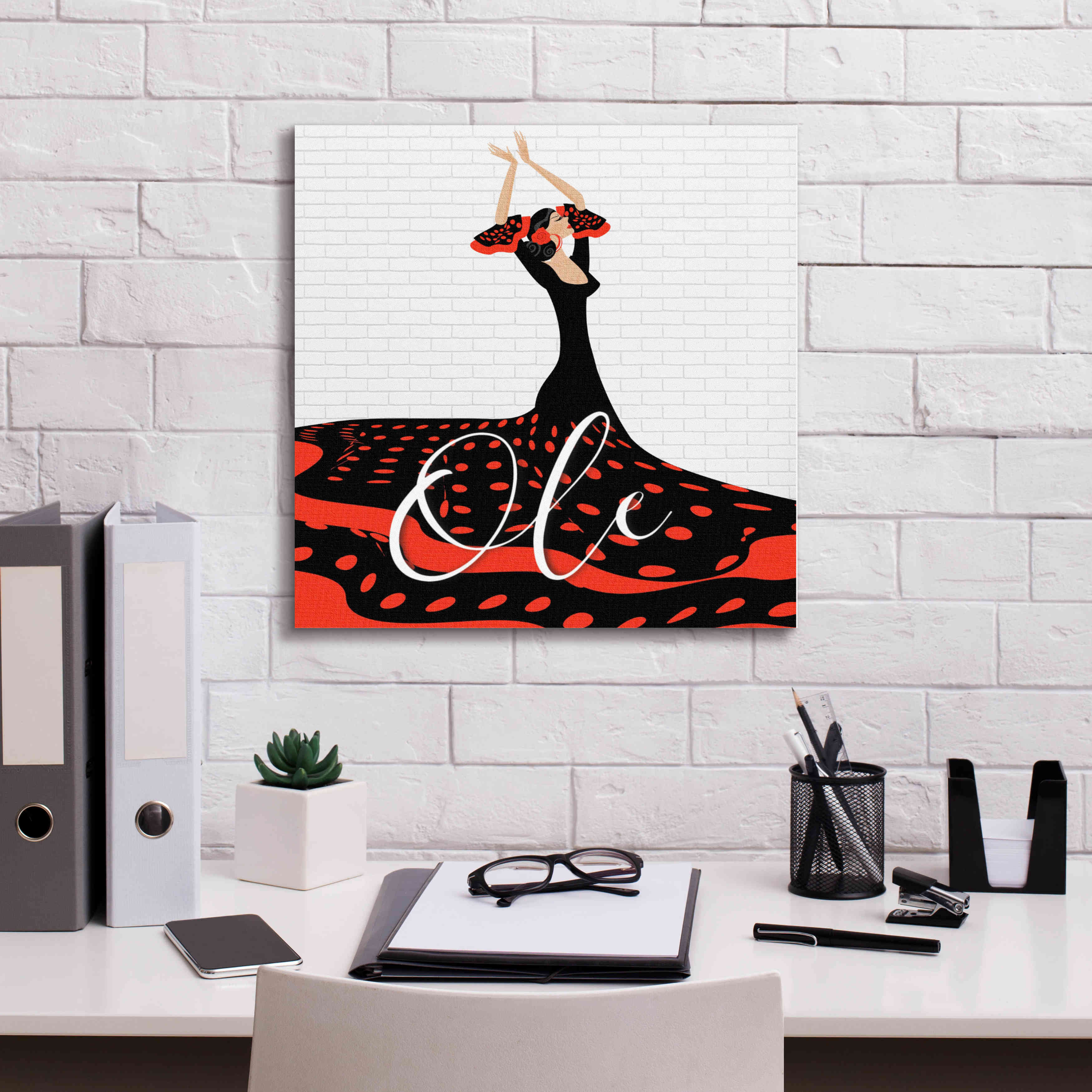 'Ole' by Karen Smith Giclee Canvas Wall Art,18x18