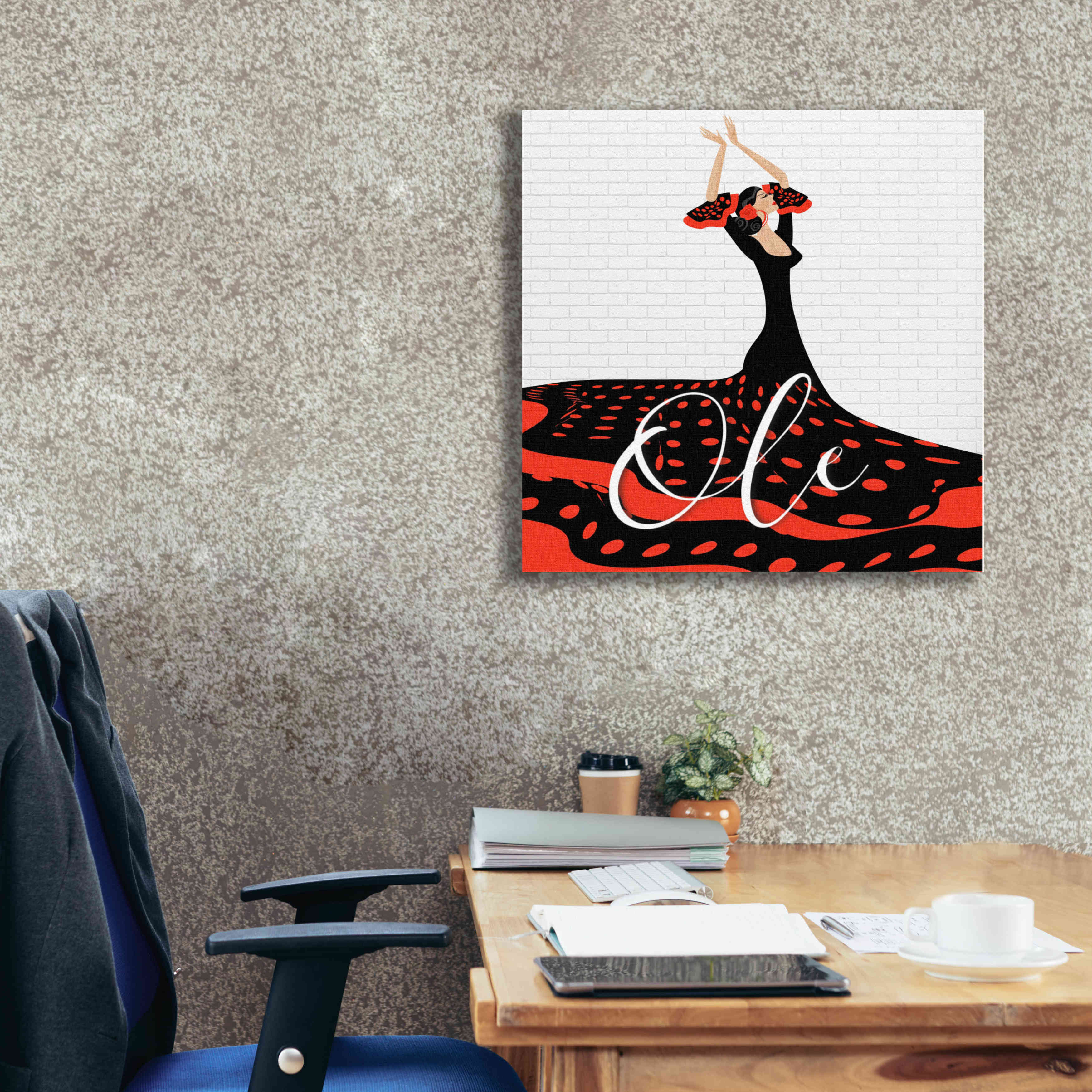 'Ole' by Karen Smith Giclee Canvas Wall Art,26x26