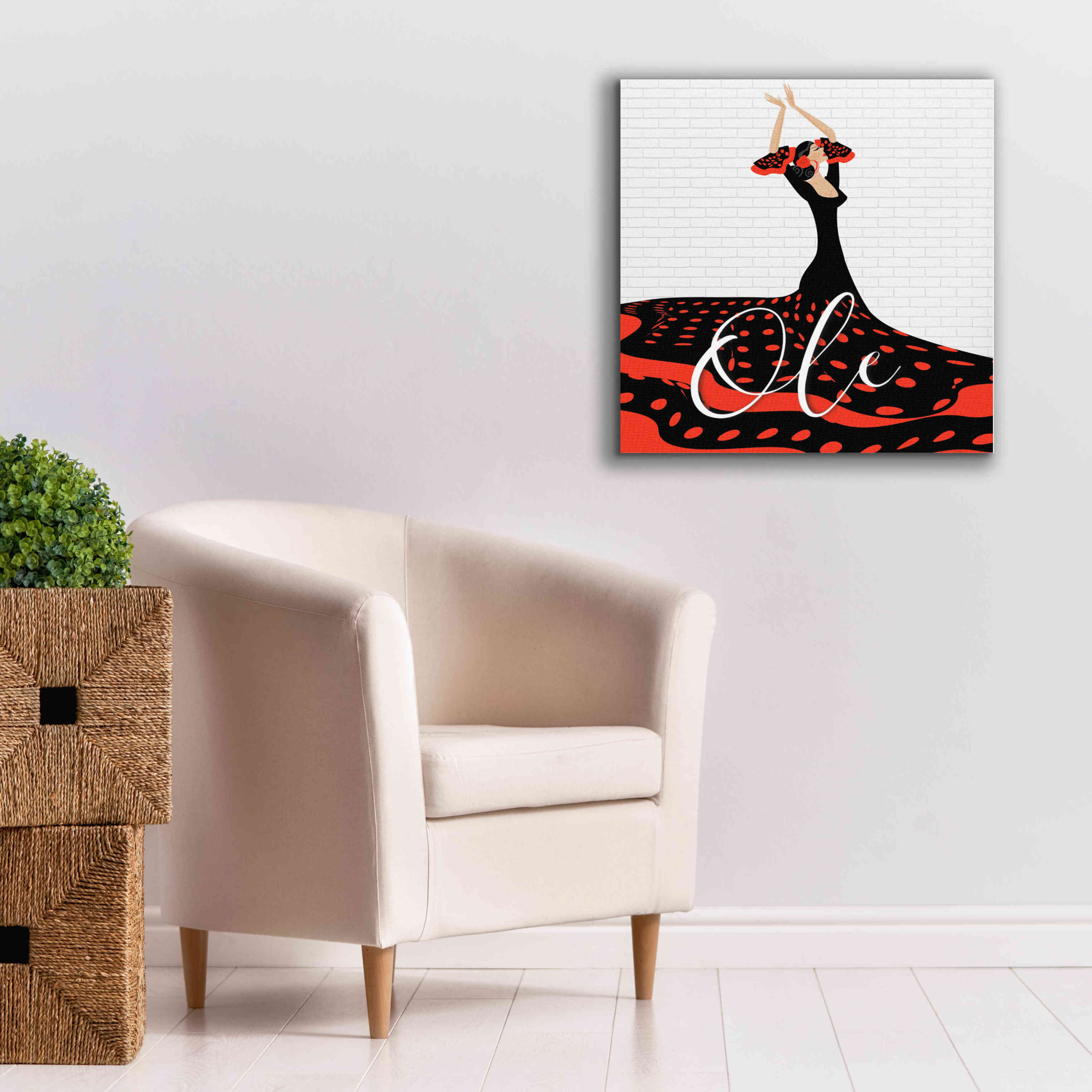 'Ole' by Karen Smith Giclee Canvas Wall Art,26x26