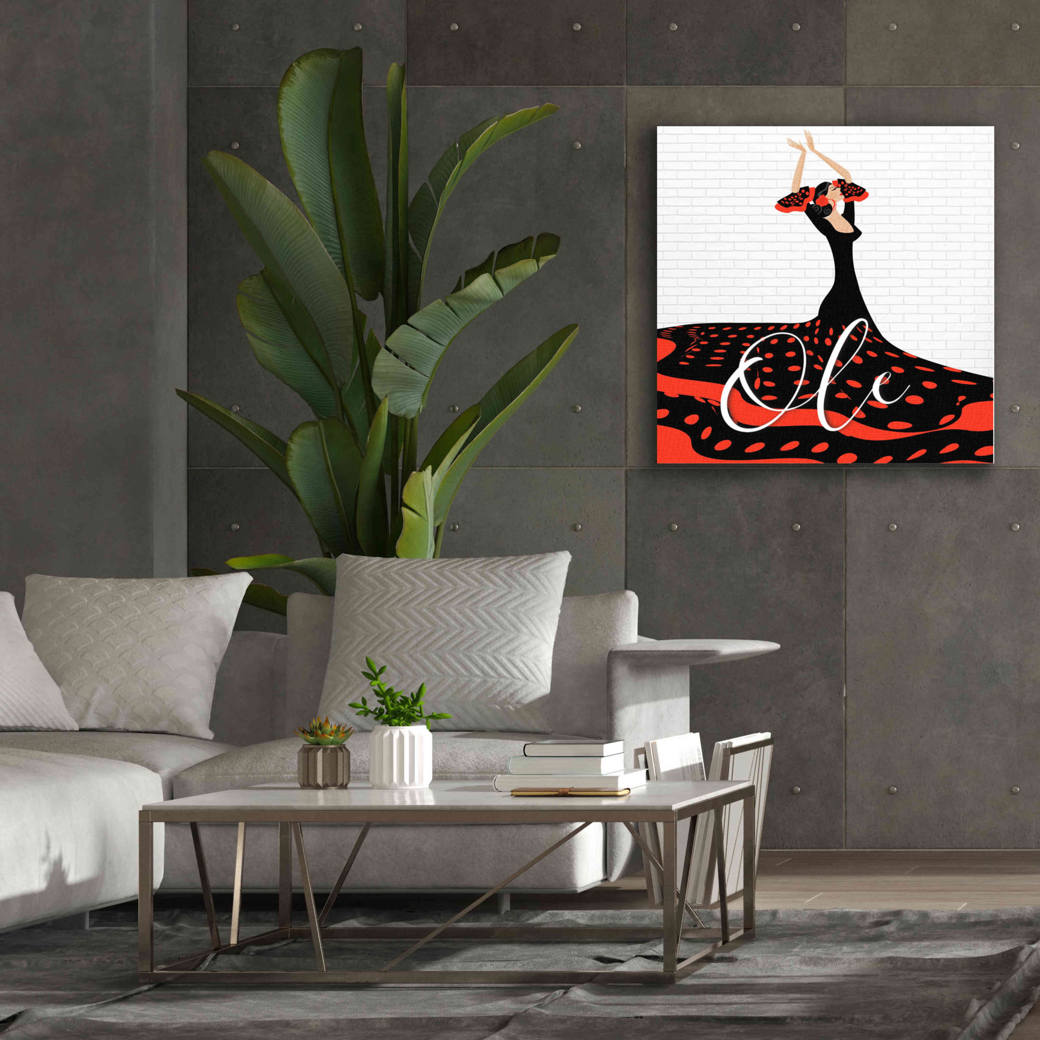 'Ole' by Karen Smith Giclee Canvas Wall Art,37x37