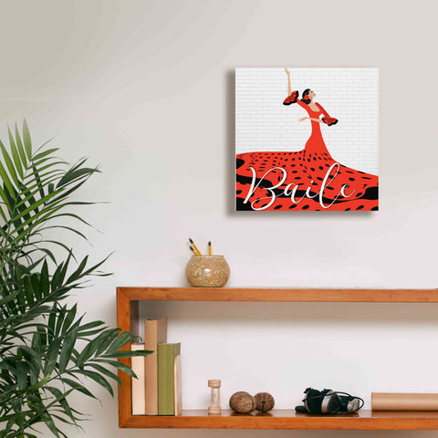 Image of 'Baile' by Karen Smith Giclee Canvas Wall Art,12x12