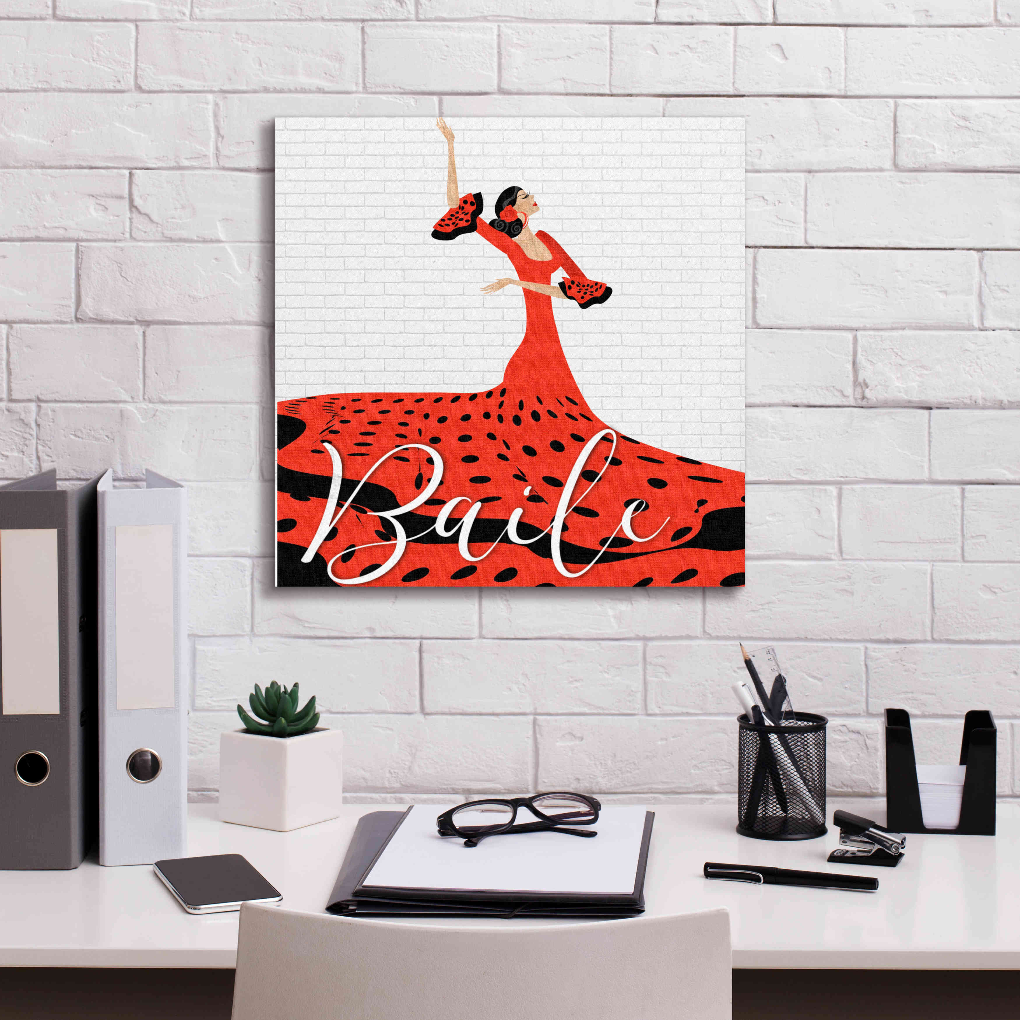 'Baile' by Karen Smith Giclee Canvas Wall Art,18x18