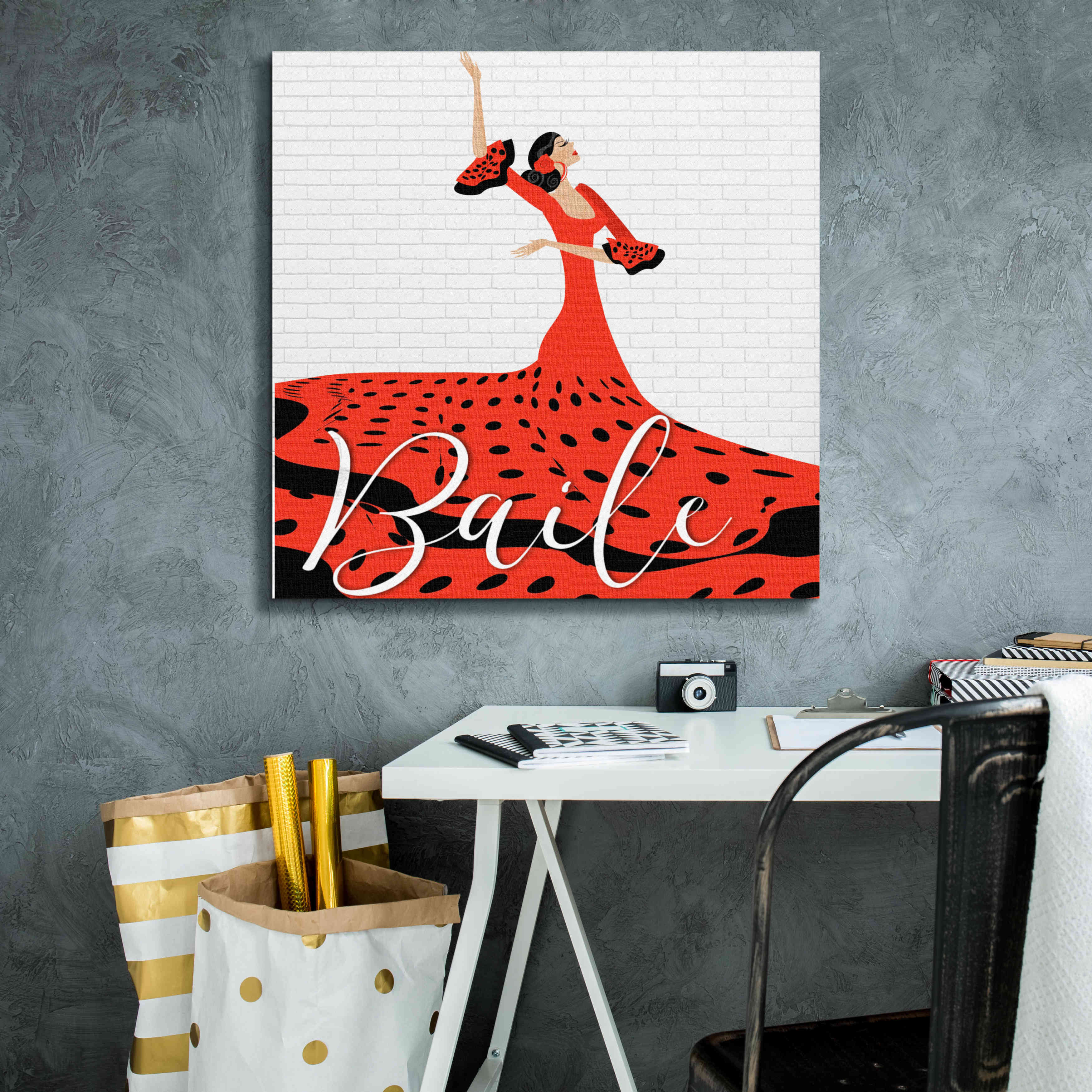 'Baile' by Karen Smith Giclee Canvas Wall Art,26x26