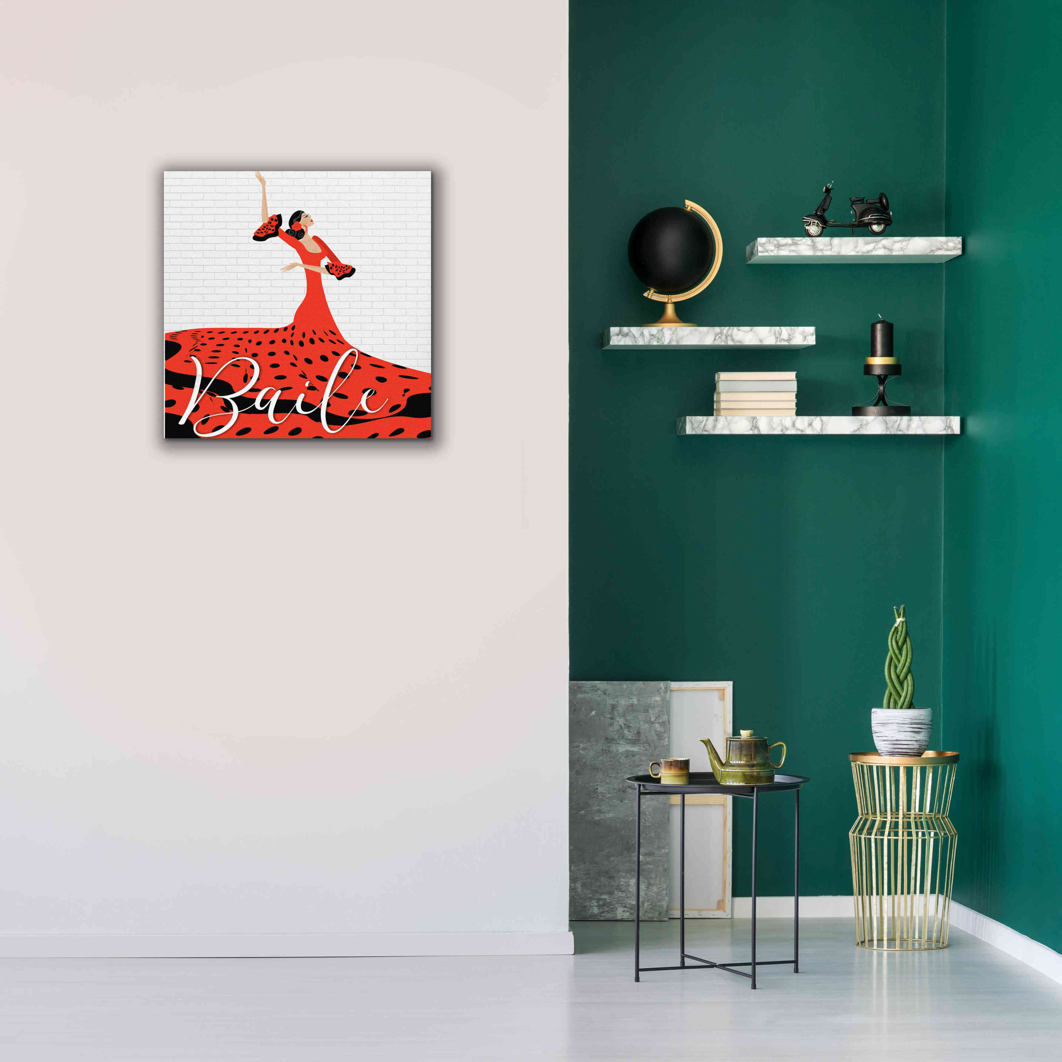 'Baile' by Karen Smith Giclee Canvas Wall Art,26x26