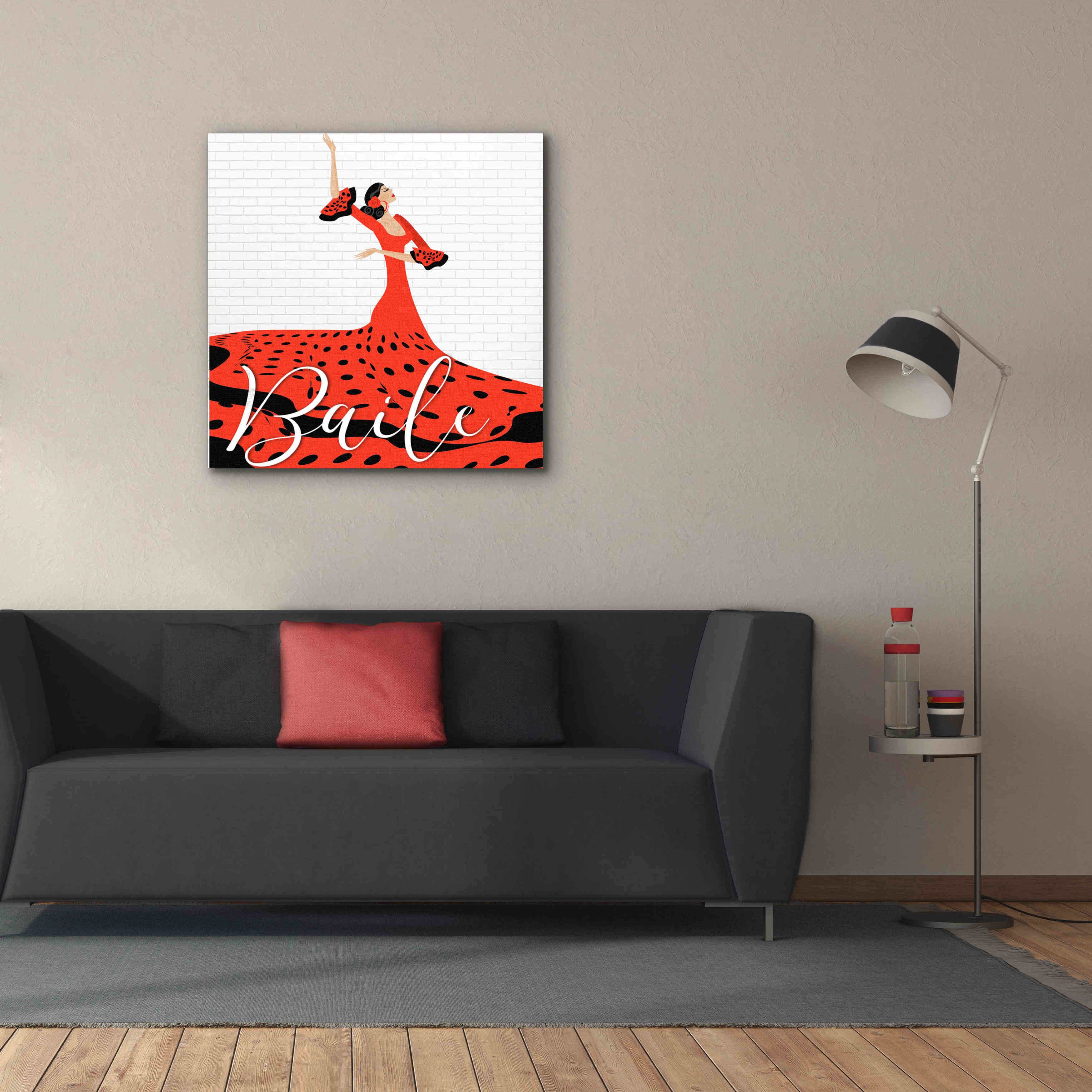 'Baile' by Karen Smith Giclee Canvas Wall Art,37x37