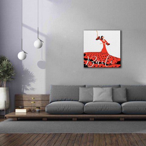 Image of 'Baile' by Karen Smith Giclee Canvas Wall Art,37x37