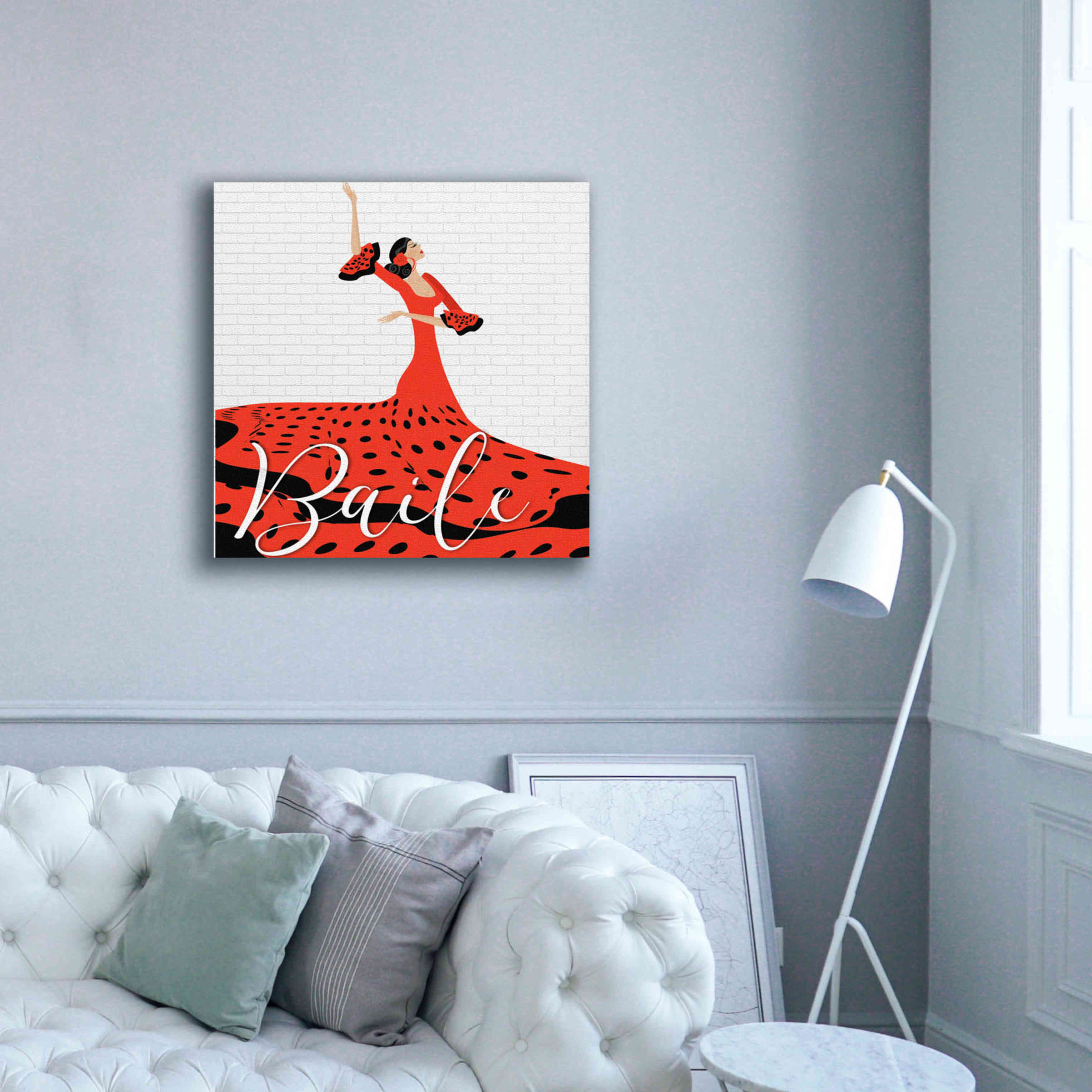 'Baile' by Karen Smith Giclee Canvas Wall Art,37x37