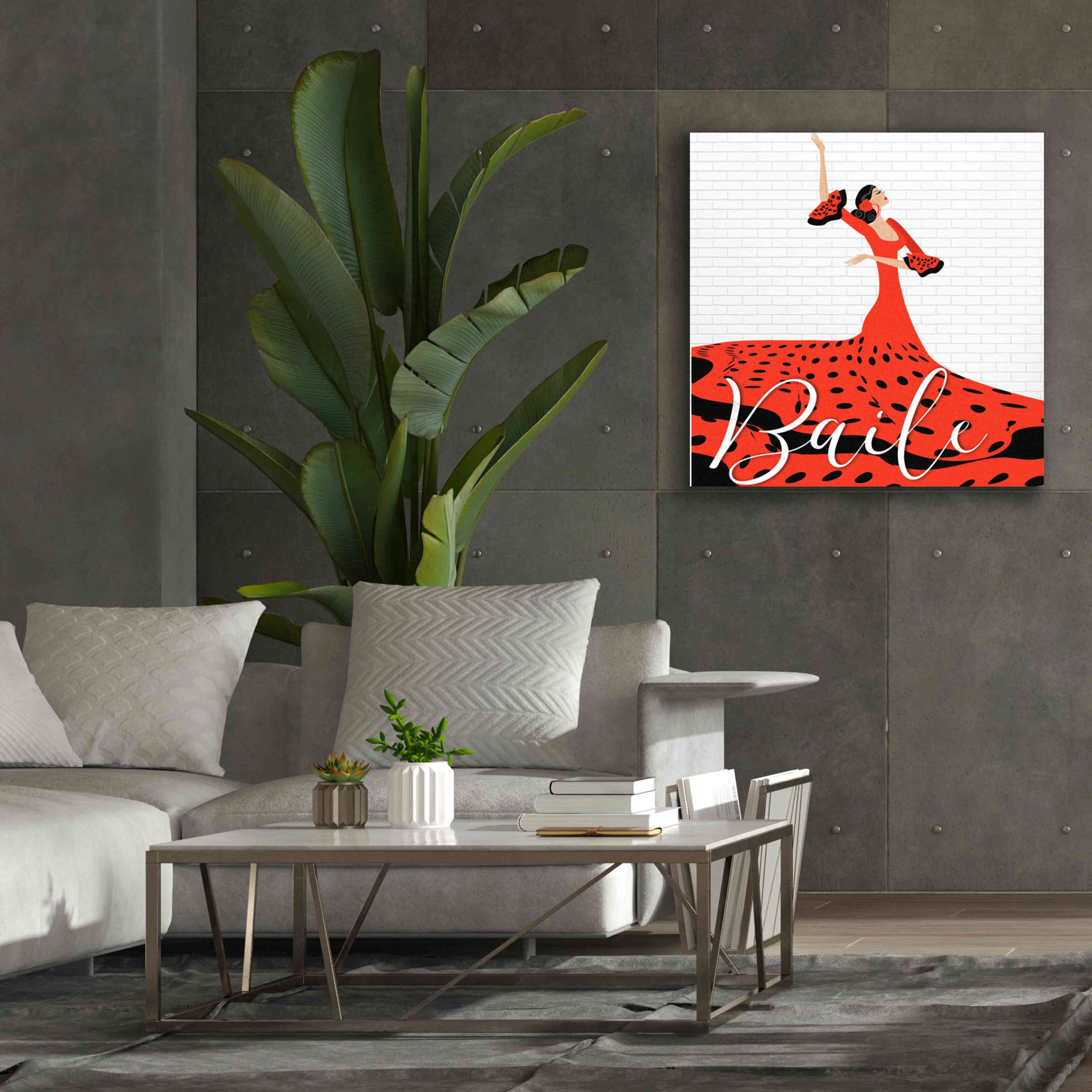 'Baile' by Karen Smith Giclee Canvas Wall Art,37x37
