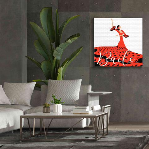 Image of 'Baile' by Karen Smith Giclee Canvas Wall Art,37x37
