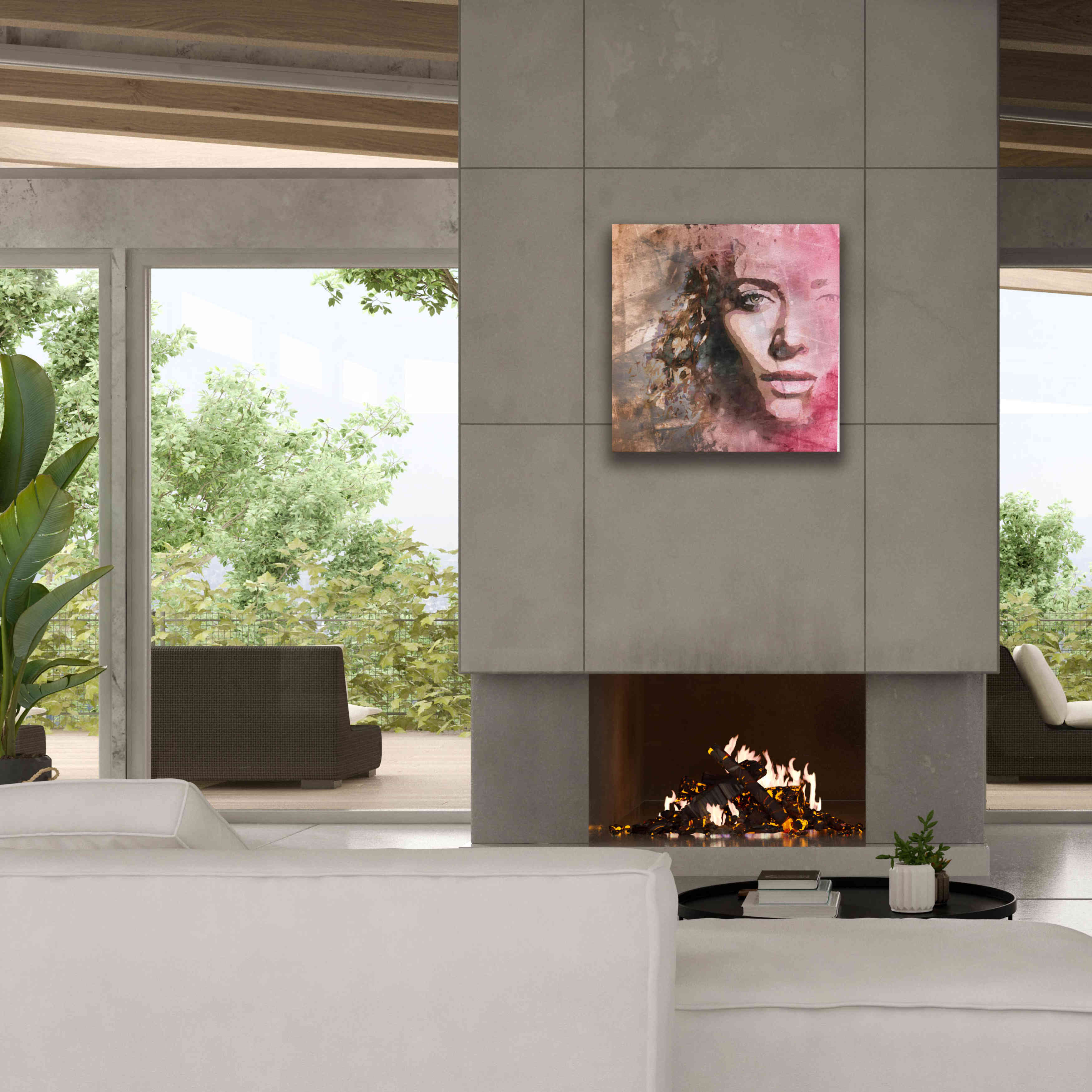 'The Reveal' by Karen Smith Giclee Canvas Wall Art,26x26