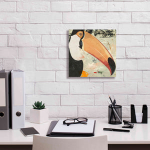 'Toucan Play 2' by Karen Smith Giclee Canvas Wall Art,12x12