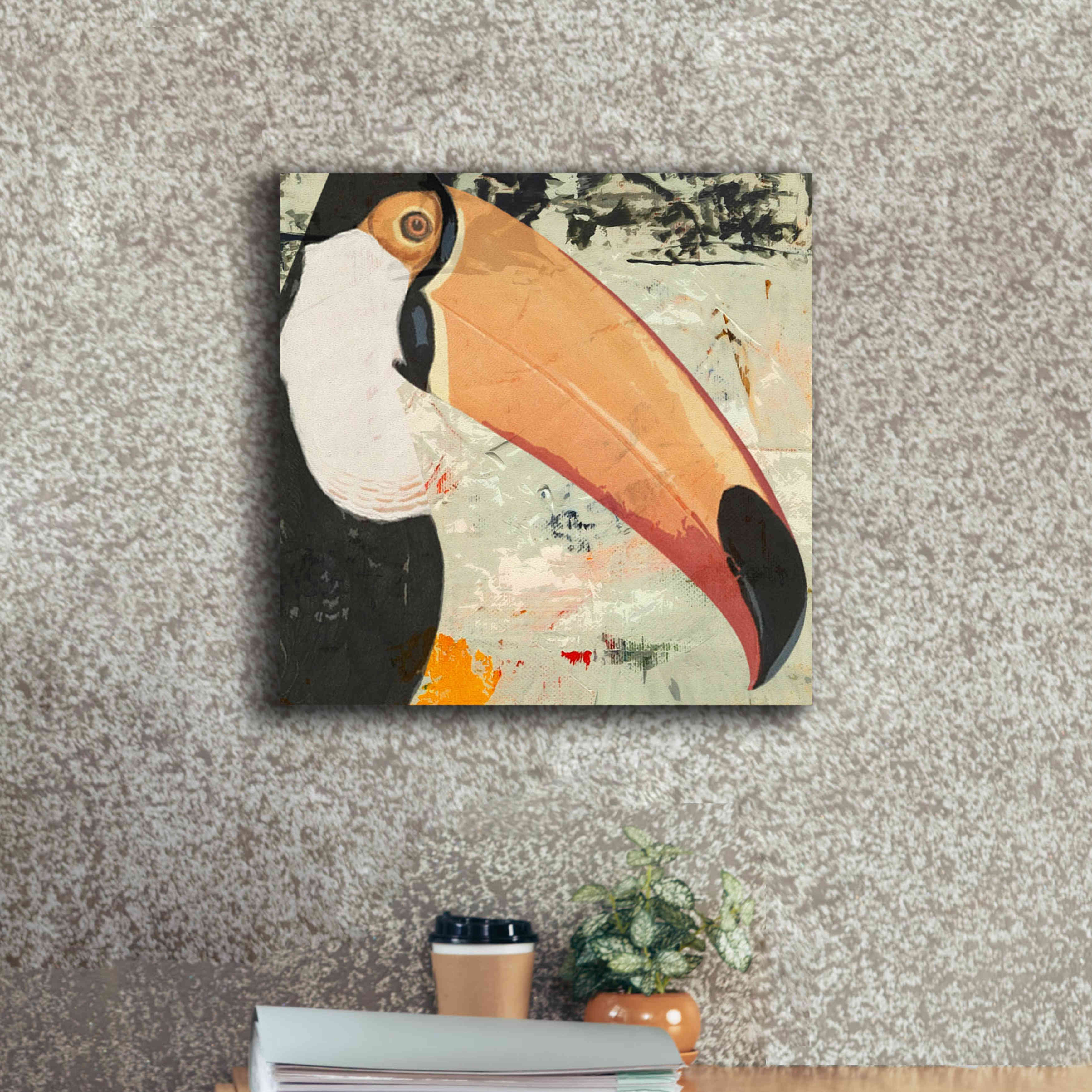 'Toucan Play 2' by Karen Smith Giclee Canvas Wall Art,18x18