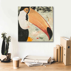 'Toucan Play 2' by Karen Smith Giclee Canvas Wall Art,18x18