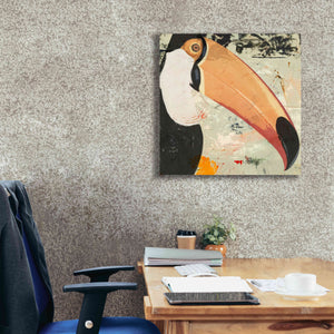 'Toucan Play 2' by Karen Smith Giclee Canvas Wall Art,26x26