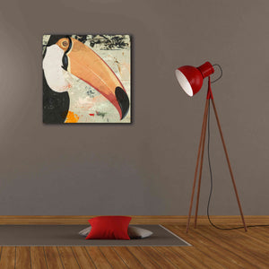 'Toucan Play 2' by Karen Smith Giclee Canvas Wall Art,26x26