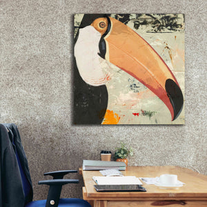 'Toucan Play 2' by Karen Smith Giclee Canvas Wall Art,37x37