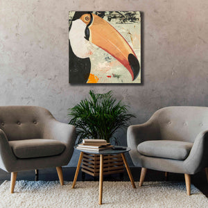 'Toucan Play 2' by Karen Smith Giclee Canvas Wall Art,37x37