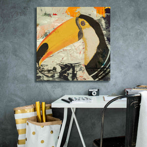 'Toucan Play 1' by Karen Smith Giclee Canvas Wall Art,26x26