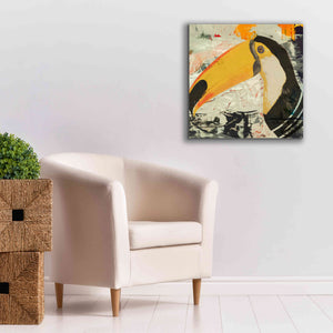 'Toucan Play 1' by Karen Smith Giclee Canvas Wall Art,26x26