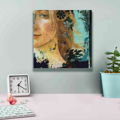Image of 'Flower Lady' by Karen Smith Giclee Canvas Wall Art,12x12