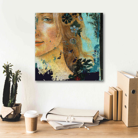 Image of 'Flower Lady' by Karen Smith Giclee Canvas Wall Art,18x18
