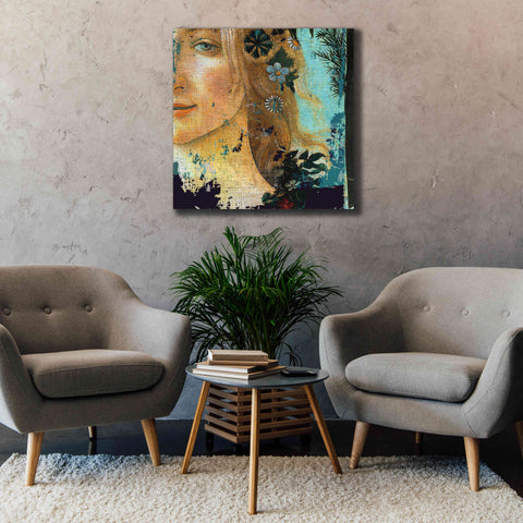 Image of 'Flower Lady' by Karen Smith Giclee Canvas Wall Art,37x37