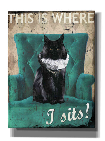 Image of 'I Sits' by Karen Smith Giclee Canvas Wall Art