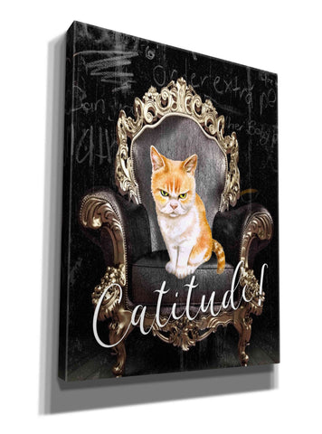 Image of 'Catitude' by Karen Smith Giclee Canvas Wall Art
