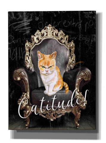 Image of 'Catitude' by Karen Smith Giclee Canvas Wall Art
