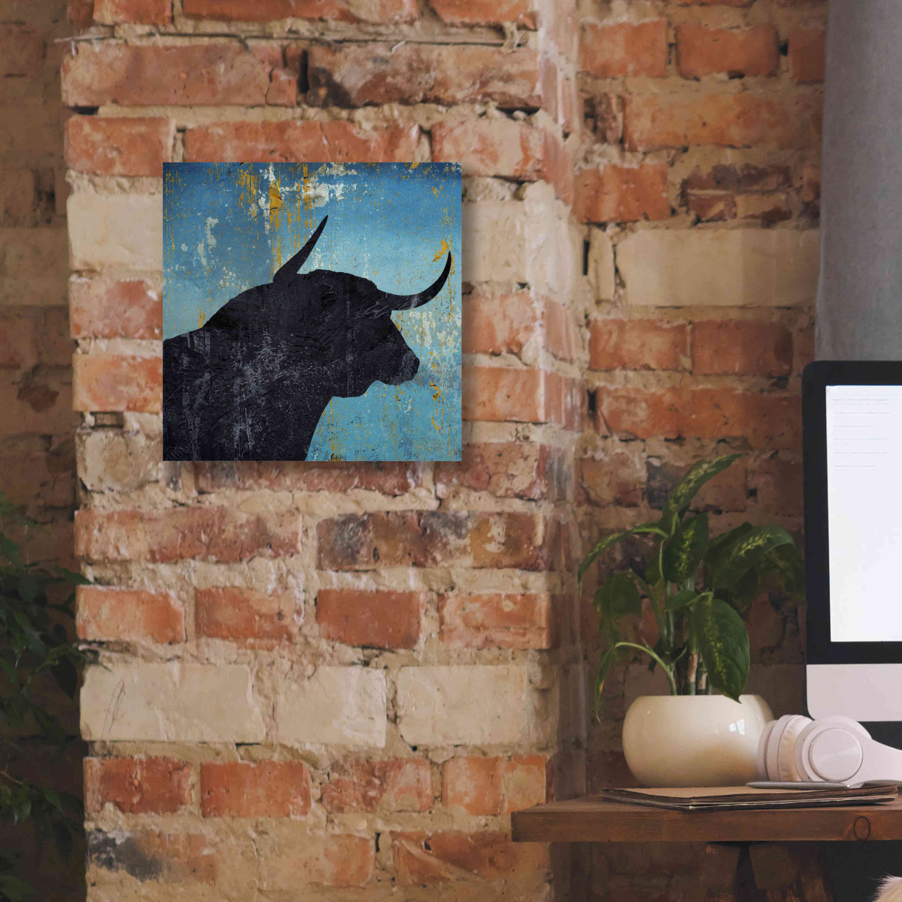 'Bulldom 2' by Karen Smith Giclee Canvas Wall Art,12x12