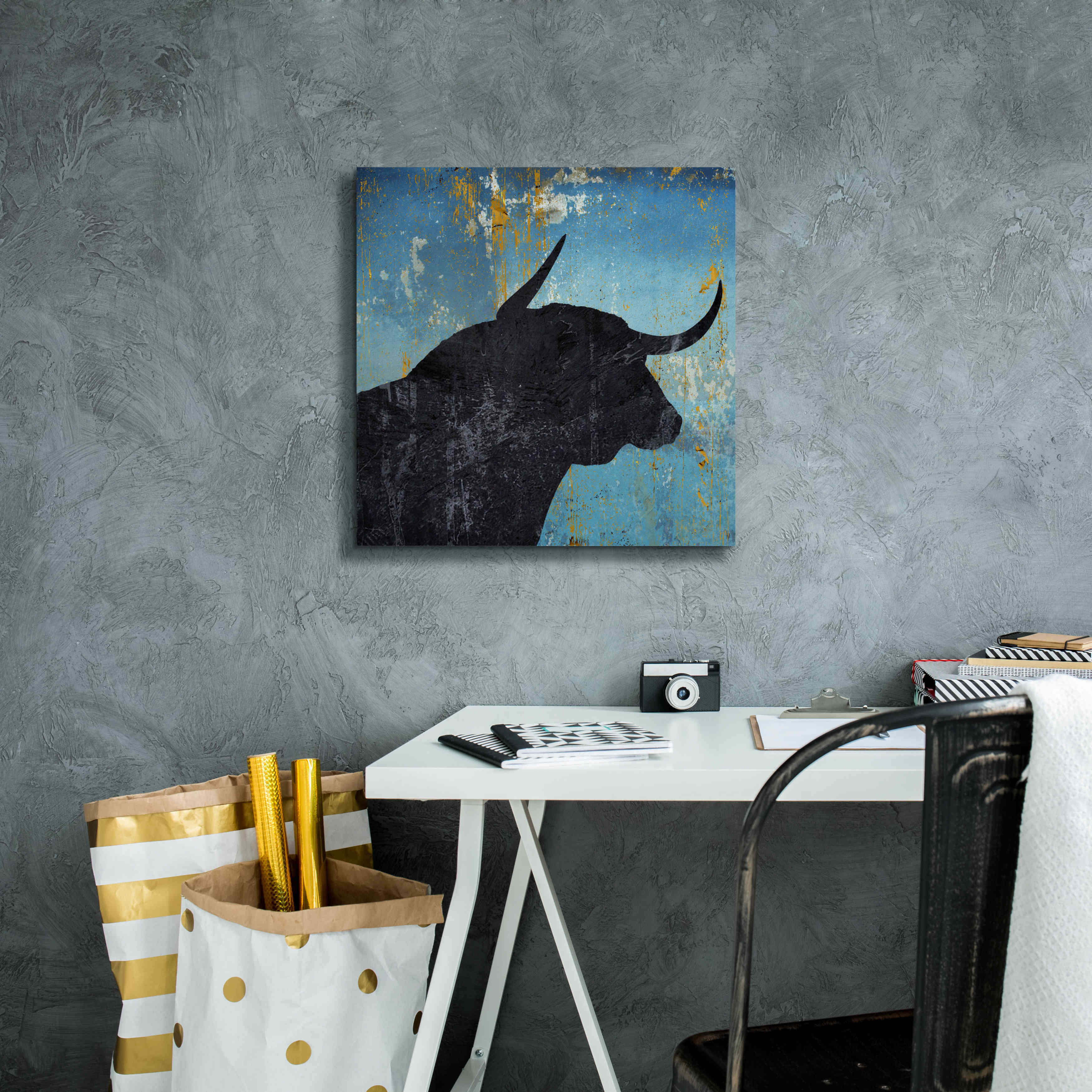 'Bulldom 2' by Karen Smith Giclee Canvas Wall Art,18x18