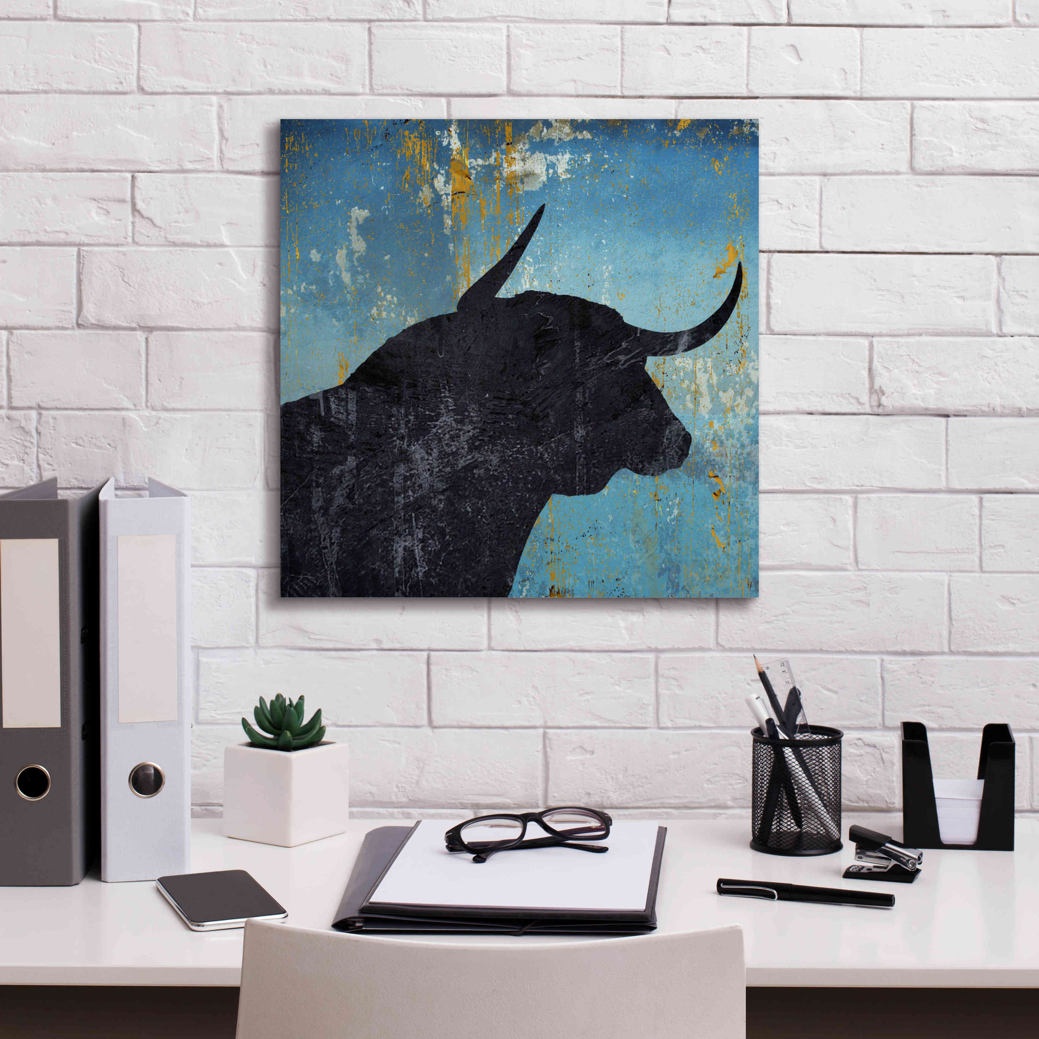 'Bulldom 2' by Karen Smith Giclee Canvas Wall Art,18x18