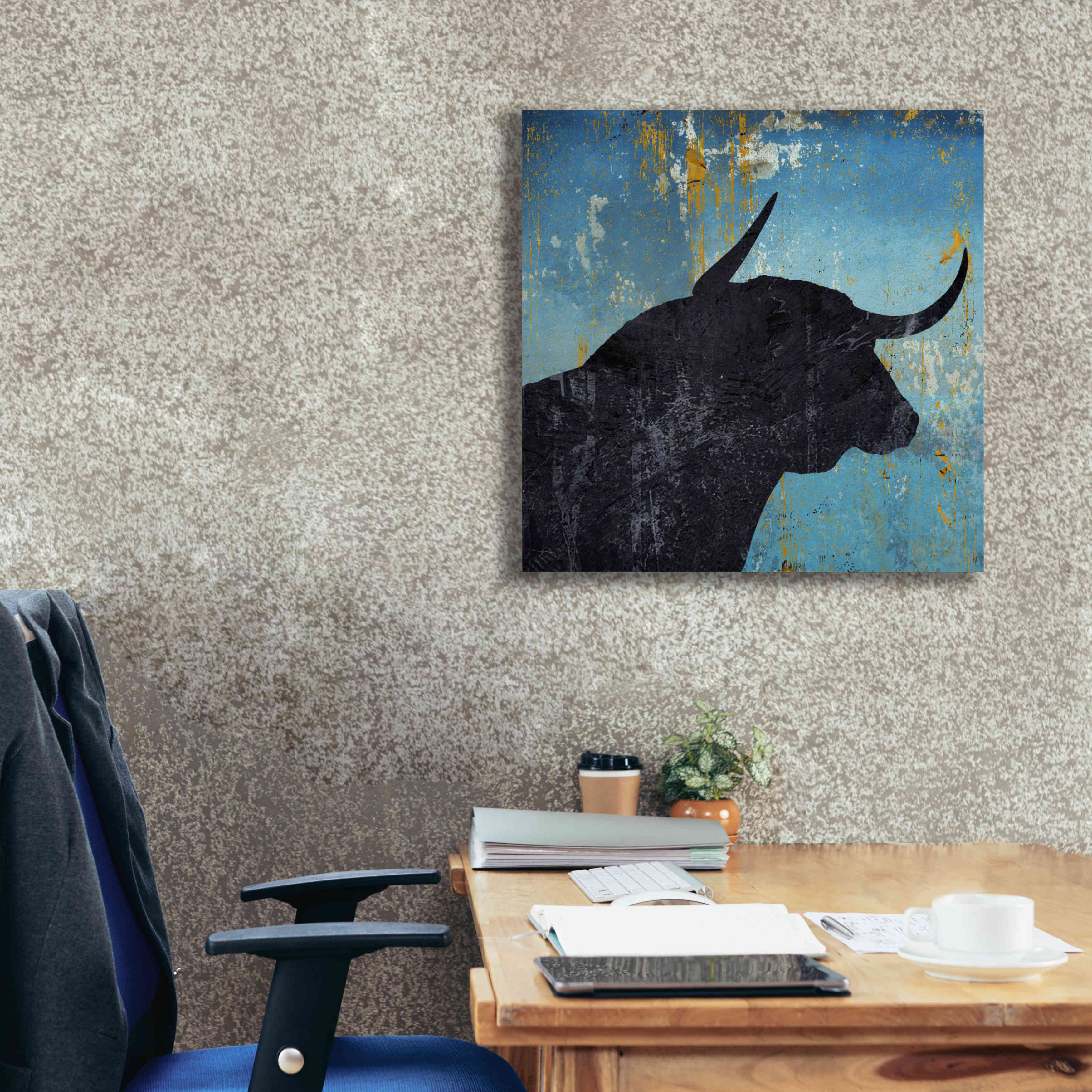 'Bulldom 2' by Karen Smith Giclee Canvas Wall Art,26x26