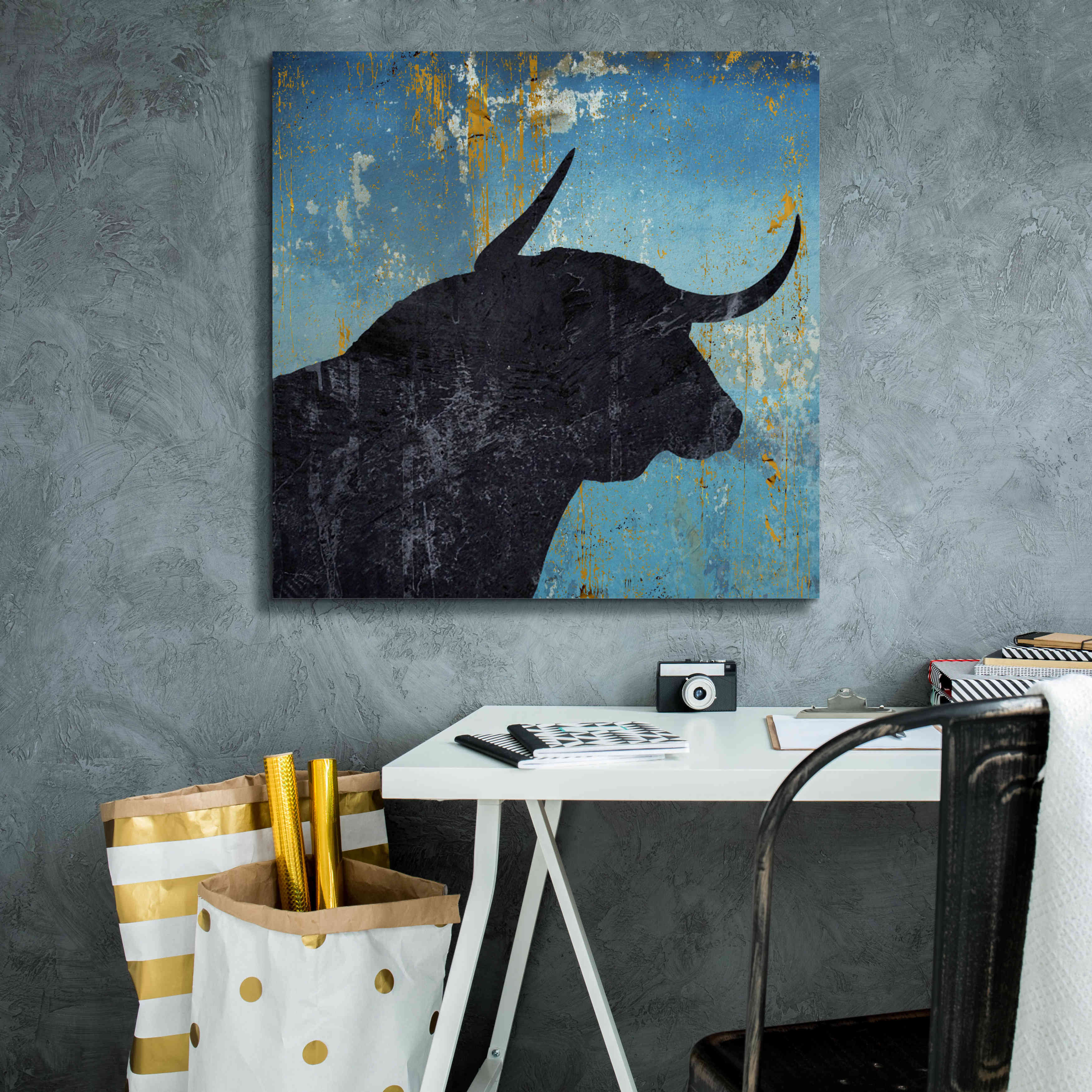 'Bulldom 2' by Karen Smith Giclee Canvas Wall Art,26x26