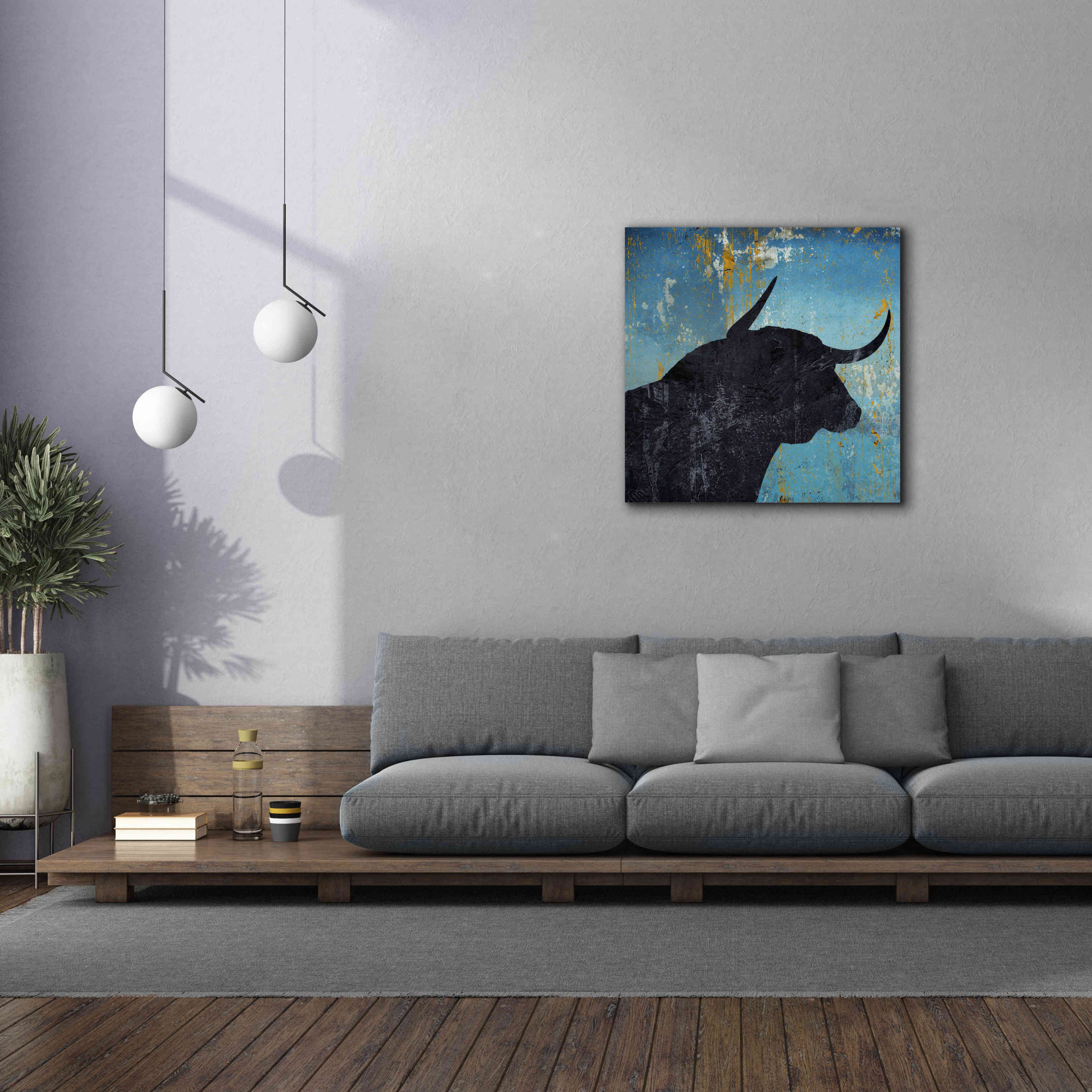 'Bulldom 2' by Karen Smith Giclee Canvas Wall Art,37x37